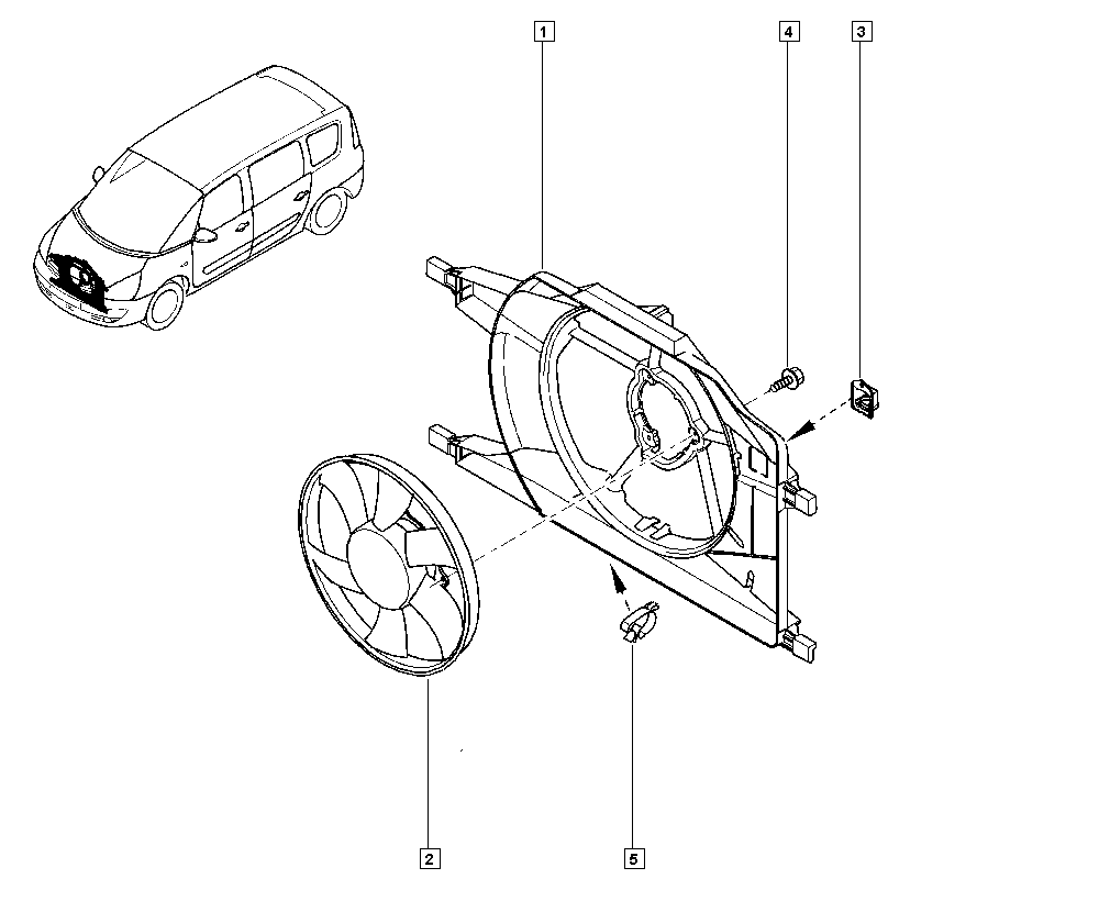 NISSAN 7701049661 - Додатковий резистор, електромотор - вентилятор радіатора avtolavka.club