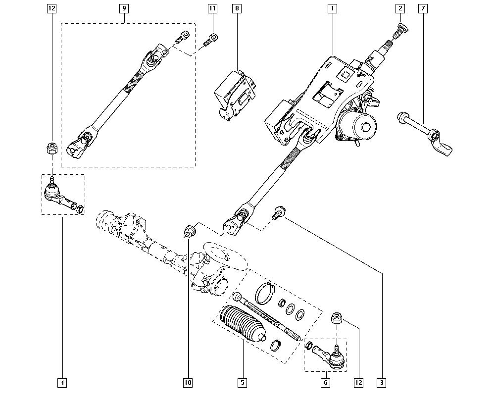 RENAULT TRUCKS 7701474492 - Наконечник рульової тяги, кульовий шарнір avtolavka.club