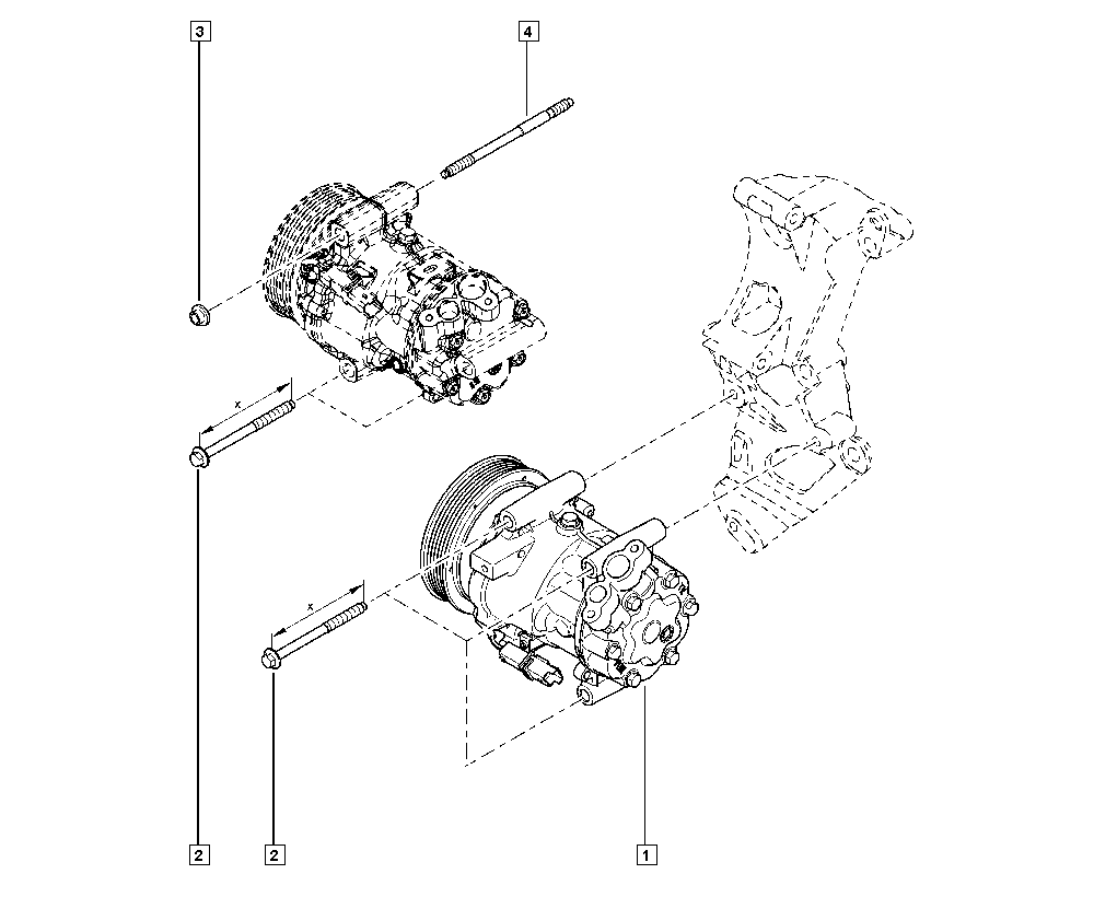 RENAULT 7711497298 - Компресор, кондиціонер avtolavka.club