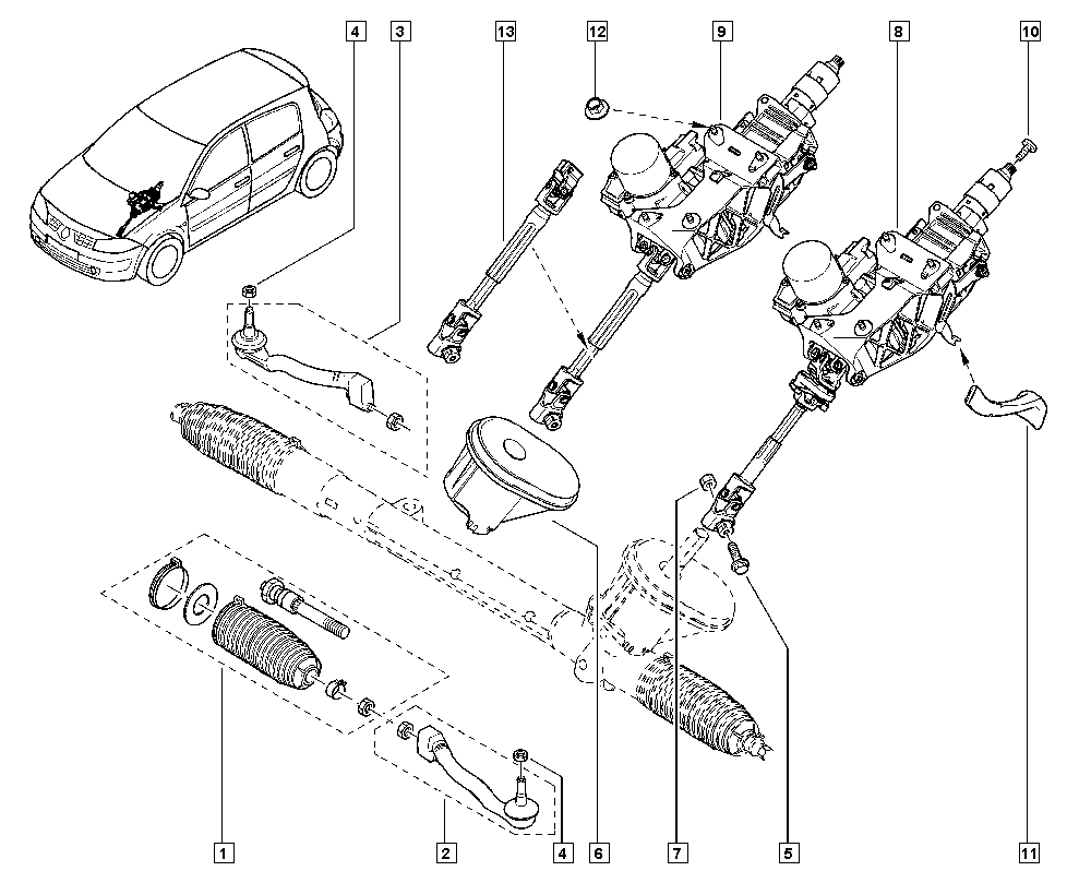 RENAULT TRUCKS 77 01 474 796 - Наконечник рульової тяги, кульовий шарнір avtolavka.club