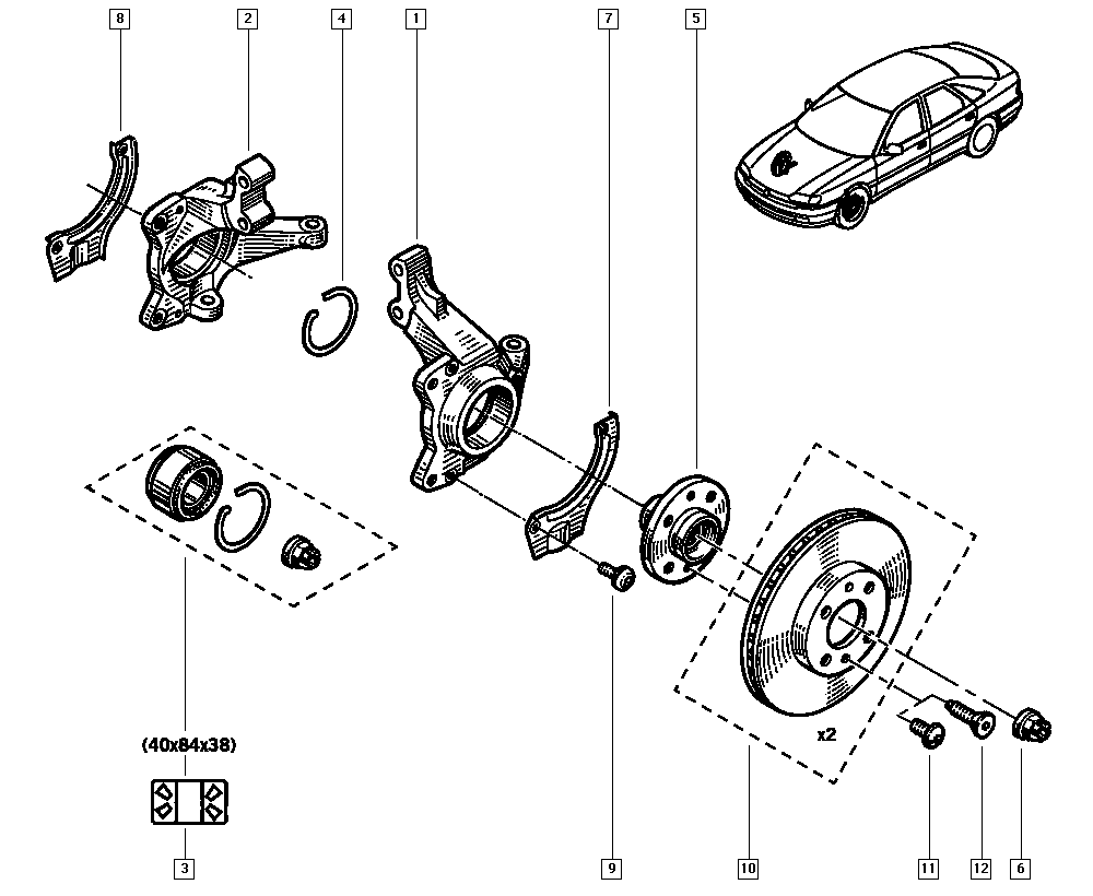 RENAULT 77.01.206.198 - Гальмівний диск avtolavka.club