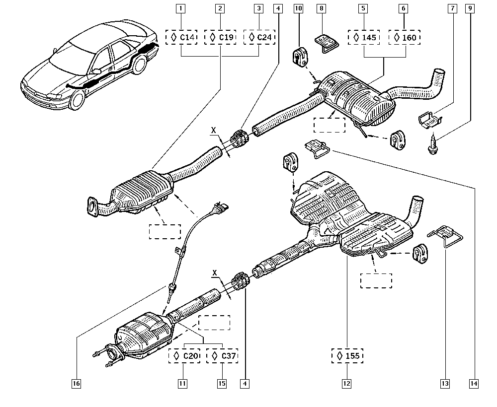 RENAULT 7700828897 - Втулка, стабілізатор avtolavka.club