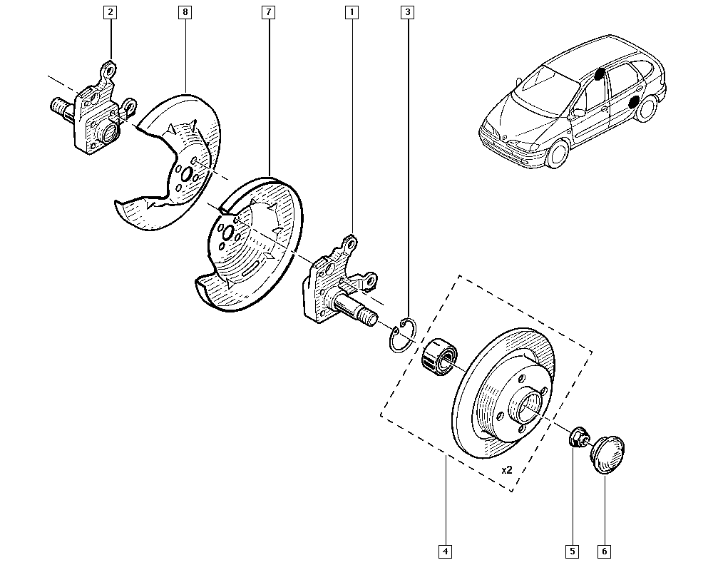 RENAULT 7701206328 - Гальмівний диск avtolavka.club