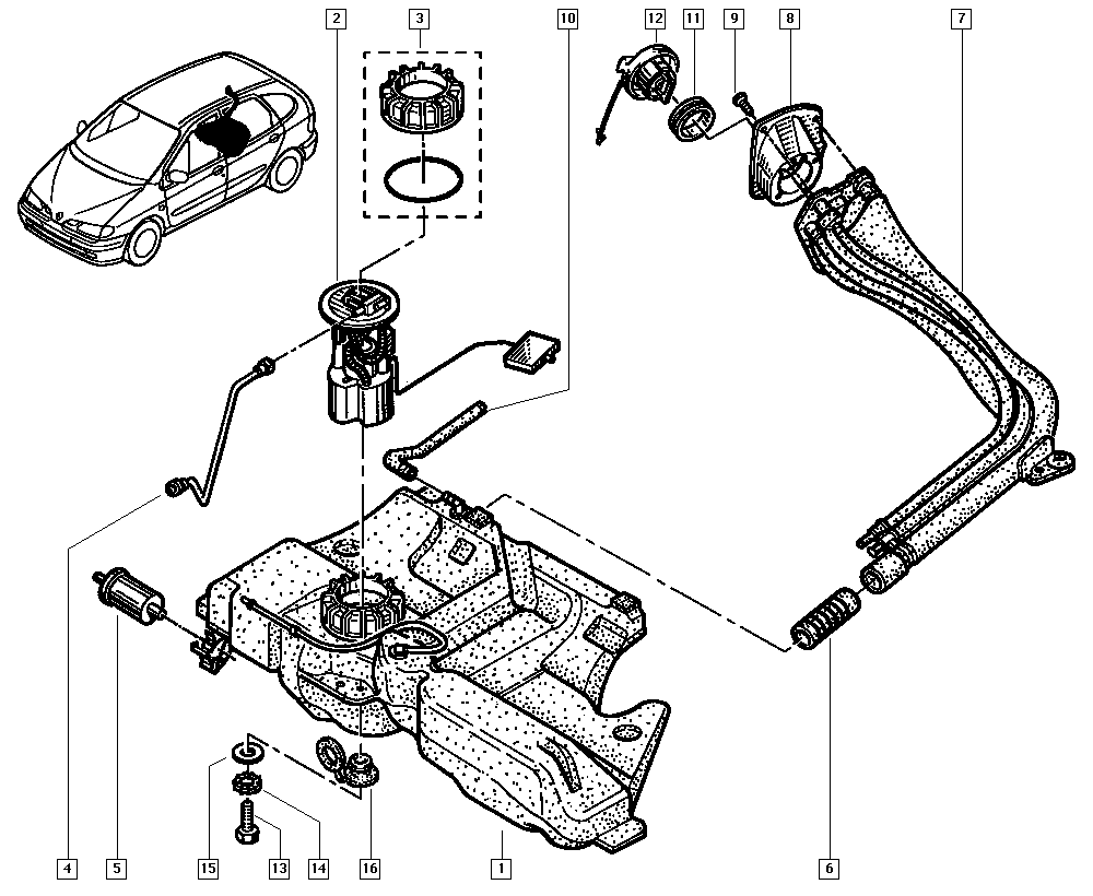 RENAULT 7701045448 - Паливопровід avtolavka.club