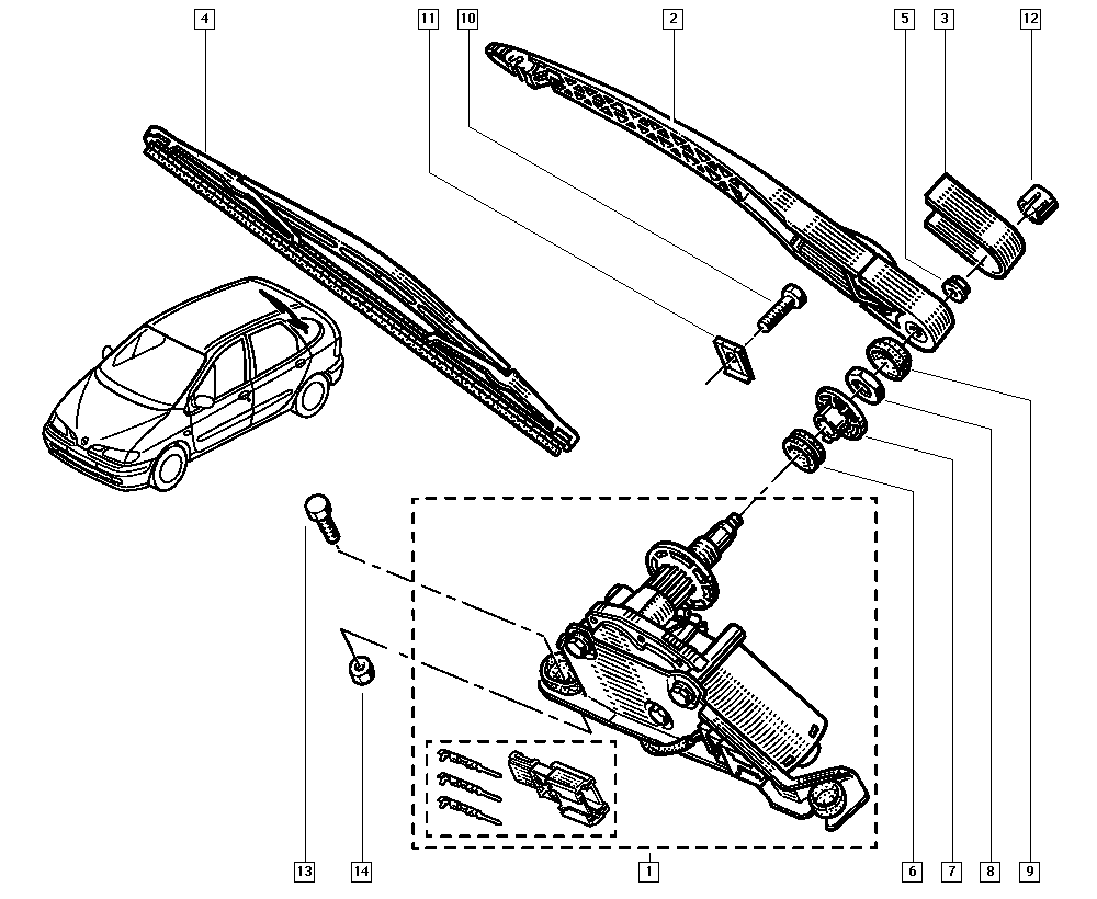 RENAULT 77 11 171 940 - Щітка склоочисника avtolavka.club