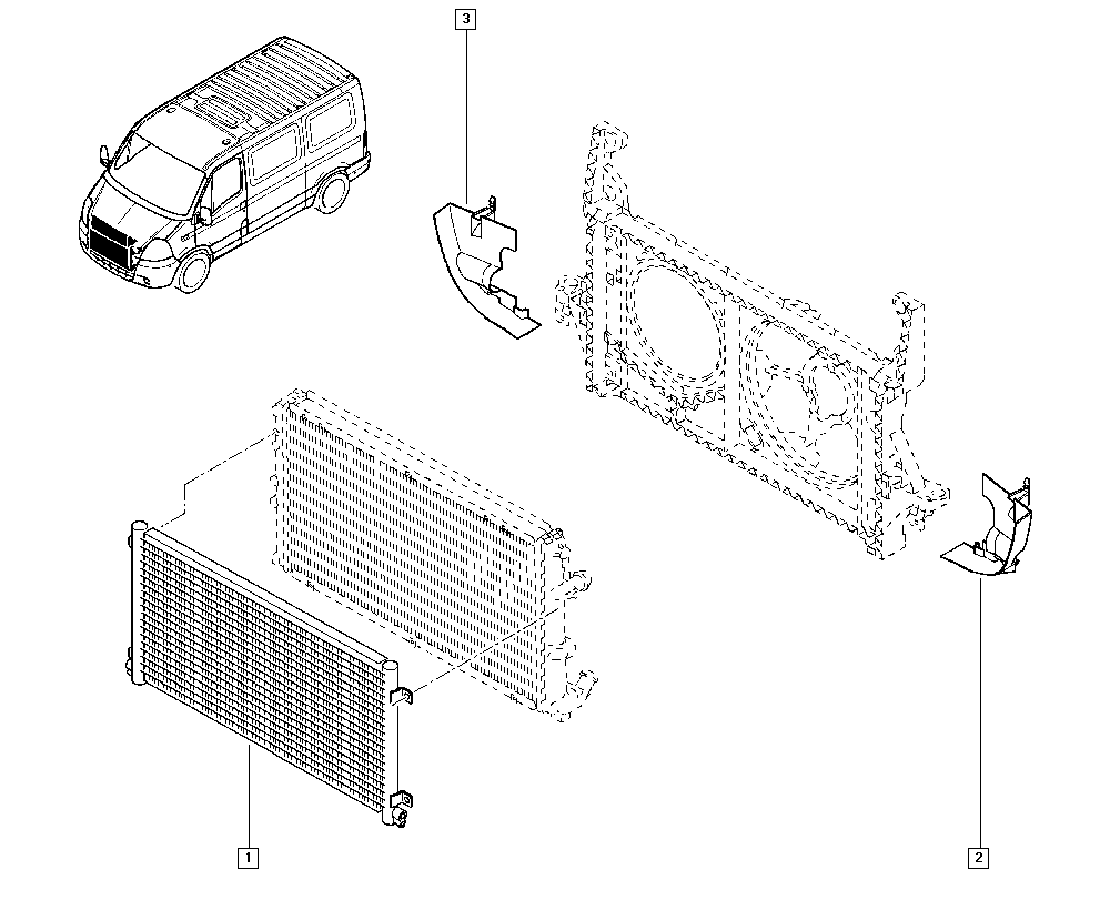 Vauxhall 77 01 057 122 - Конденсатор, кондиціонер avtolavka.club