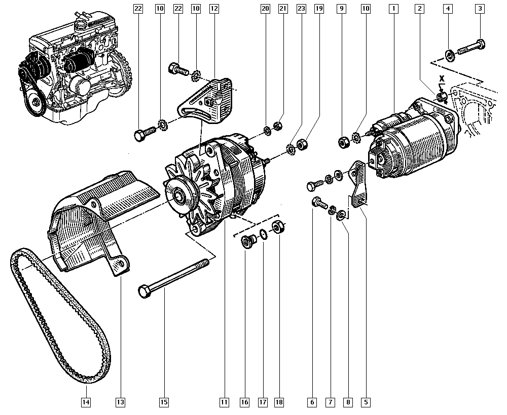 RENAULT 77 00 871 057 - Стартер avtolavka.club