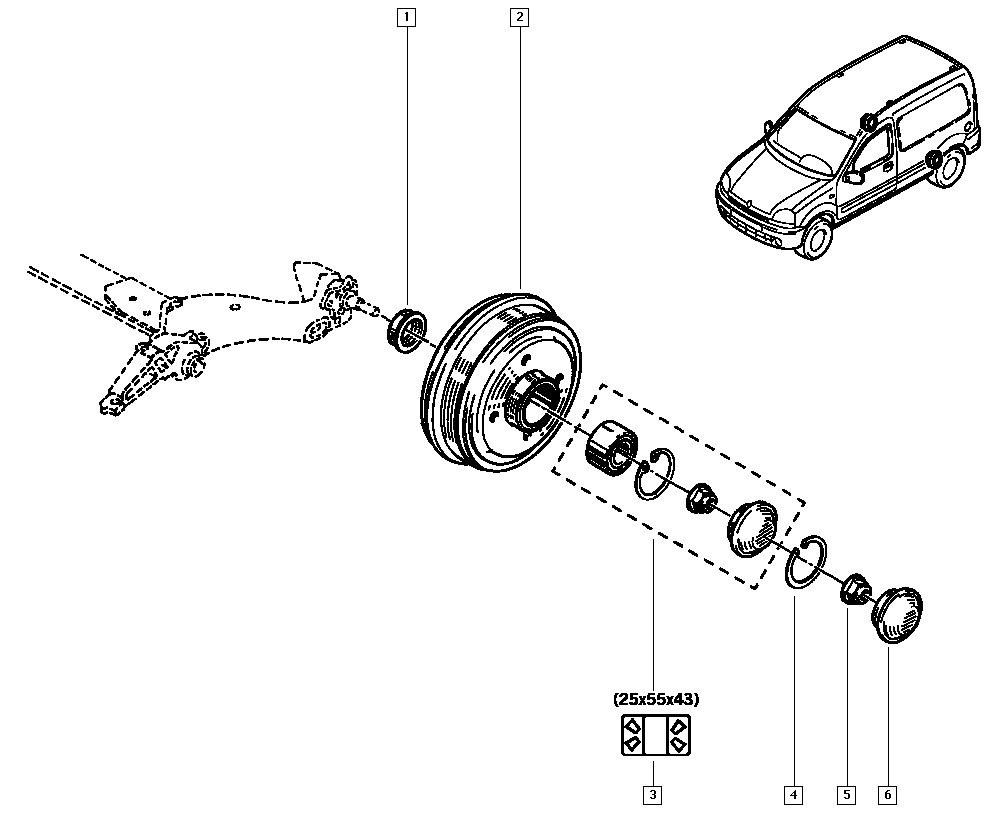 RENAULT 82 00 741 073 - Гальмівний барабан avtolavka.club