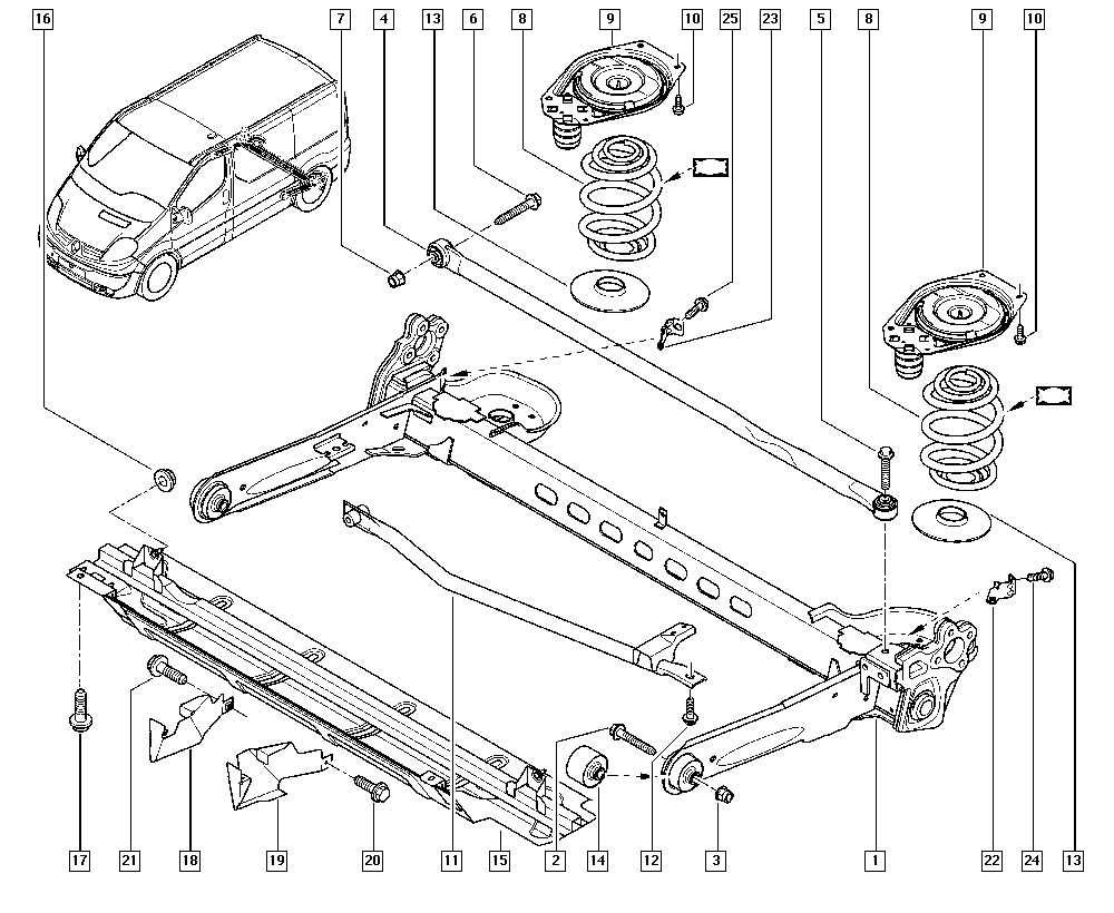 RENAULT 82 00 550 670 - Сайлентблок, важеля підвіски колеса avtolavka.club