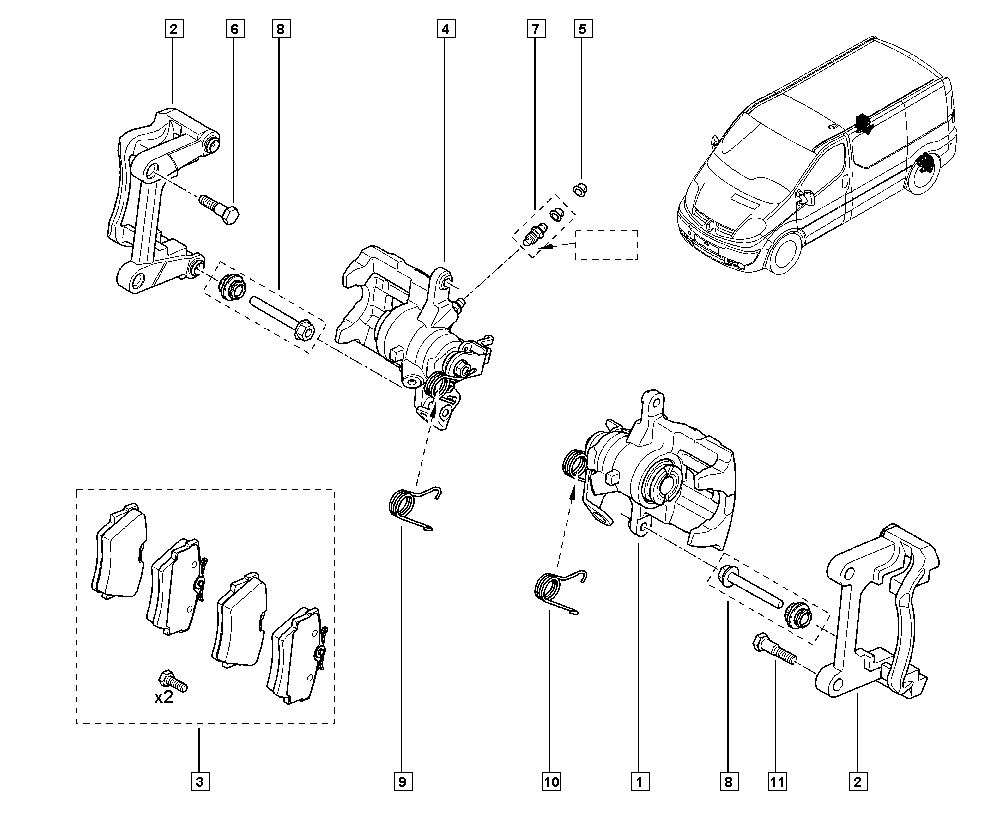 Opel 7701054772 - Гальмівні колодки, дискові гальма avtolavka.club