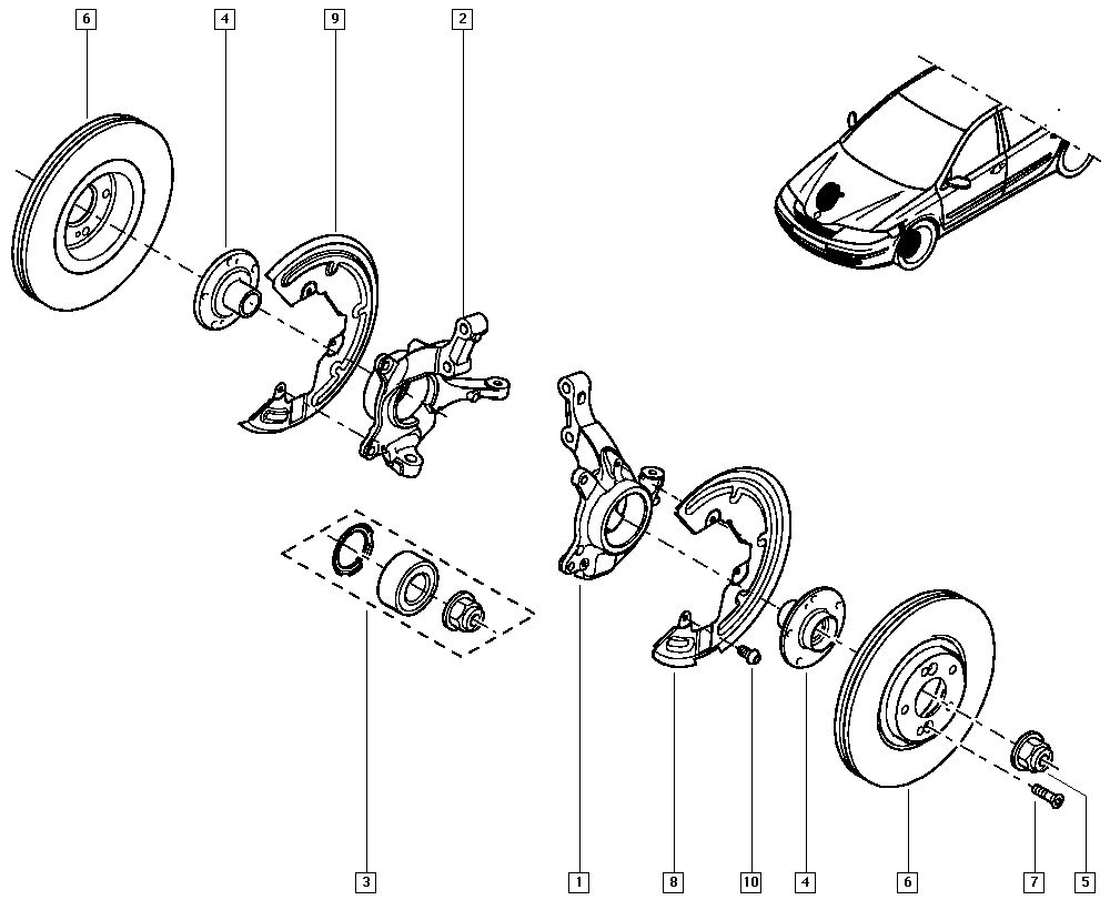 RENAULT 40 21 020 84R - Комплект підшипника маточини колеса avtolavka.club