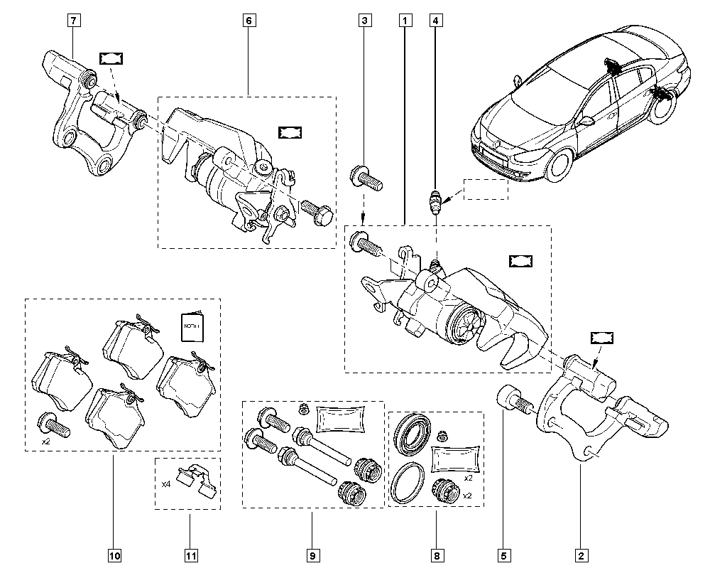 RENAULT TRUCKS 440605713R - Гальмівні колодки, дискові гальма avtolavka.club