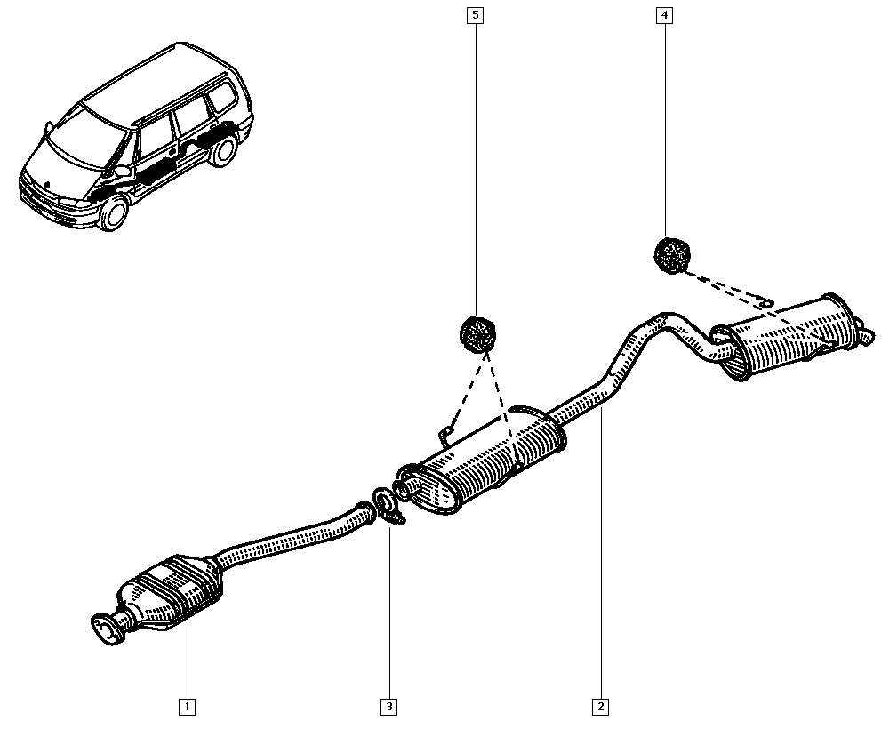 RENAULT 60 25 310 949 - Втулка, стабілізатор avtolavka.club