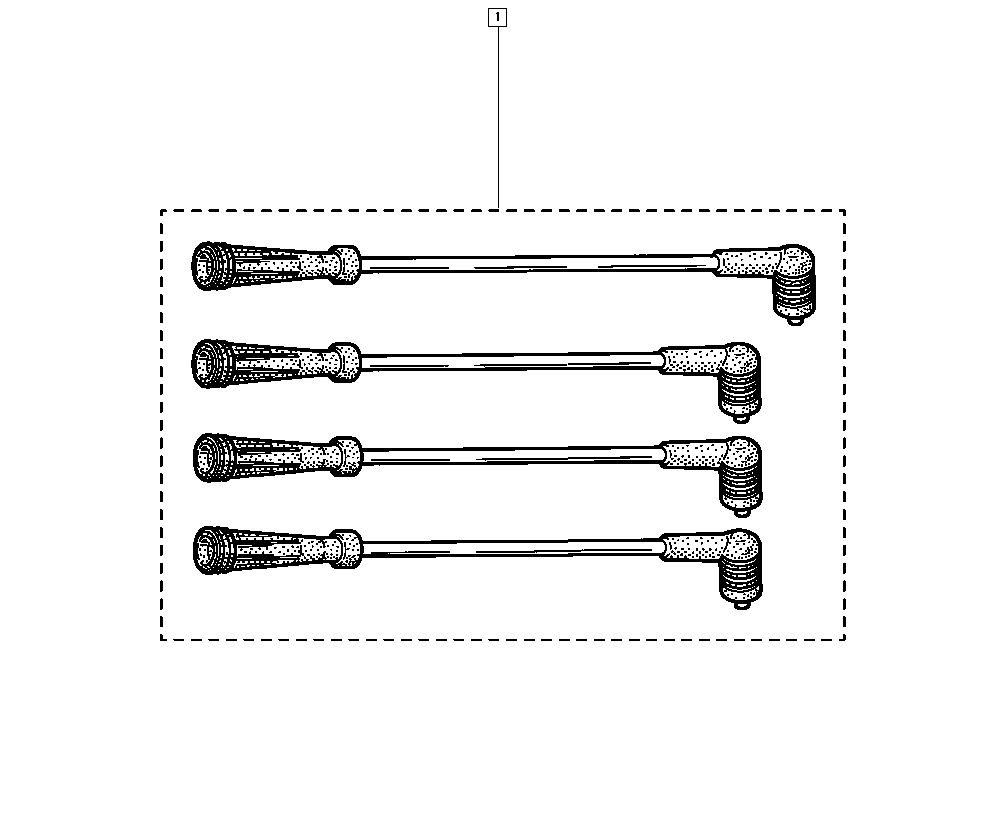 NISSAN 22440-4659R - Комплект проводів запалювання avtolavka.club