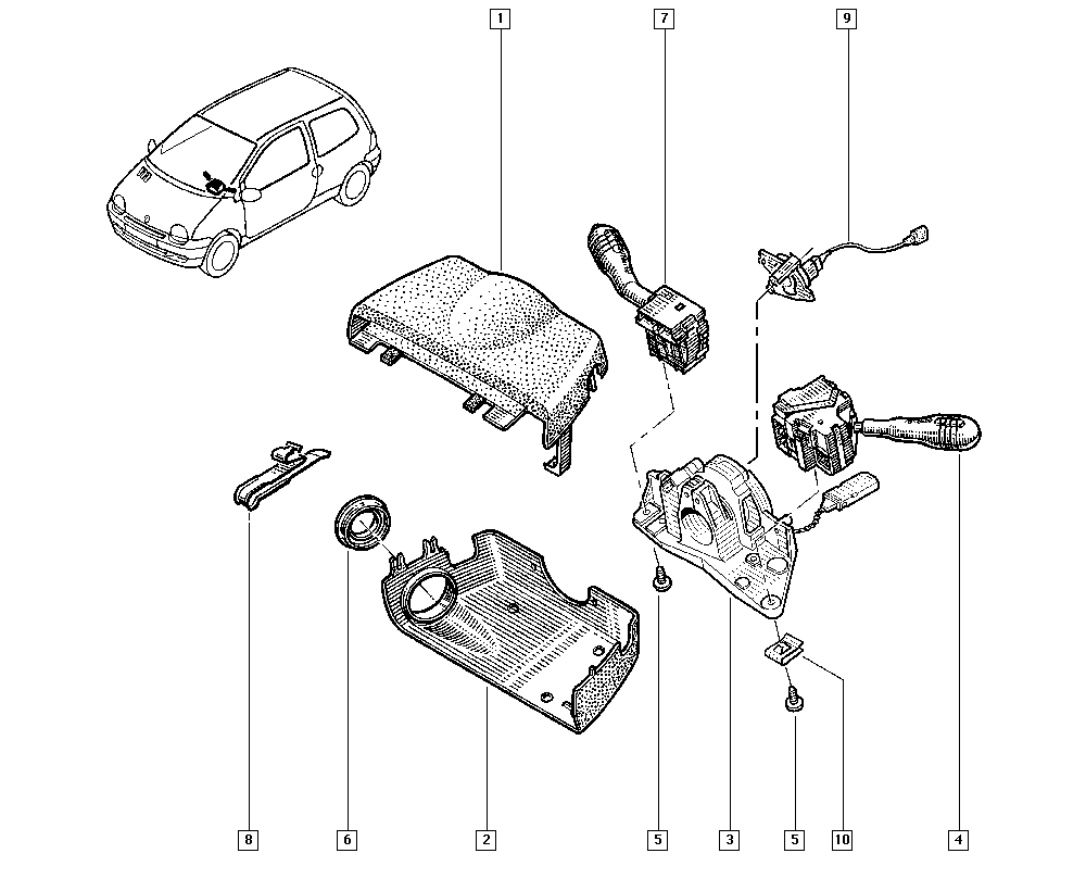 RENAULT 82 00 143 408 - Протівоугонноє пристрій avtolavka.club