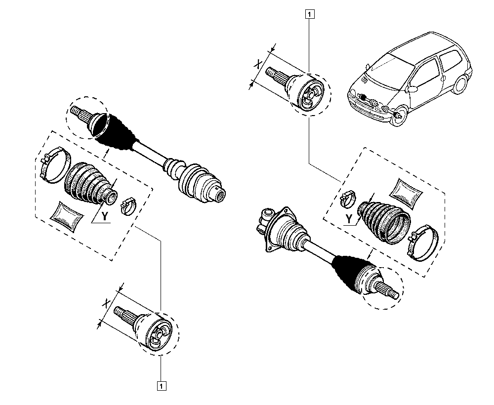 RENAULT 7701467125 - Пильник, приводний вал avtolavka.club