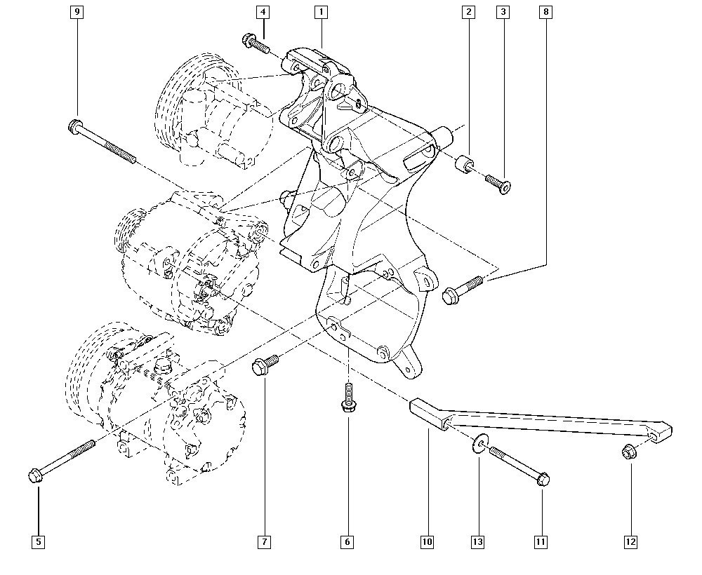 NISSAN 7703002209 - Компресор, кондиціонер avtolavka.club