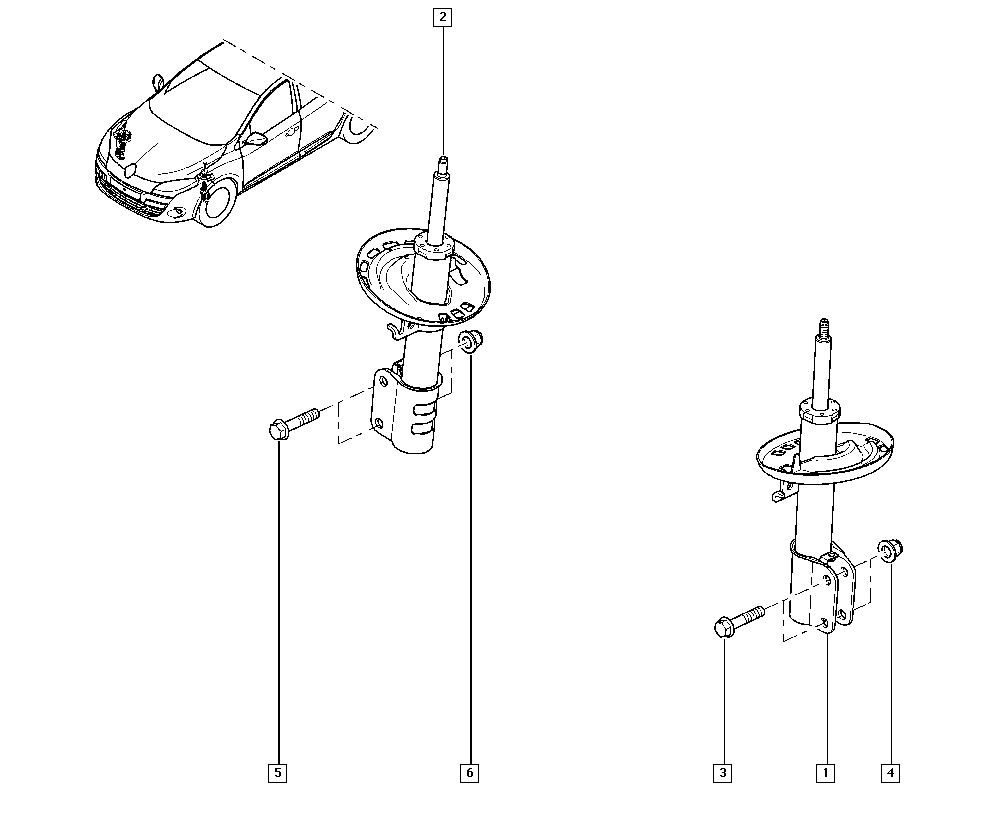 RENAULT 54 30 200 08R - Амортизатор avtolavka.club