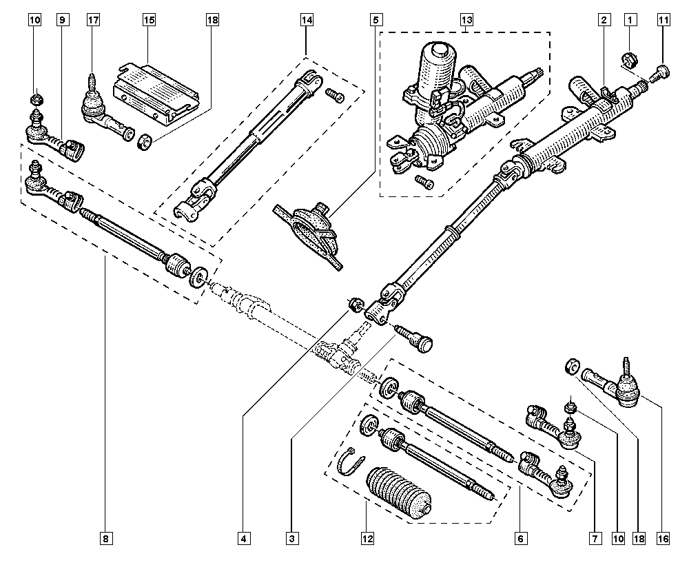 RENAULT 60 00 022 730 - Наконечник рульової тяги, кульовий шарнір avtolavka.club