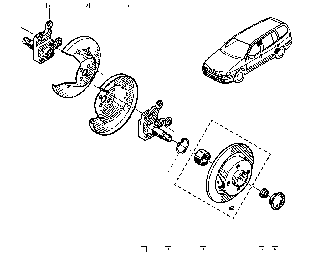 DACIA 7703066040 - RING-STOP 62 avtolavka.club