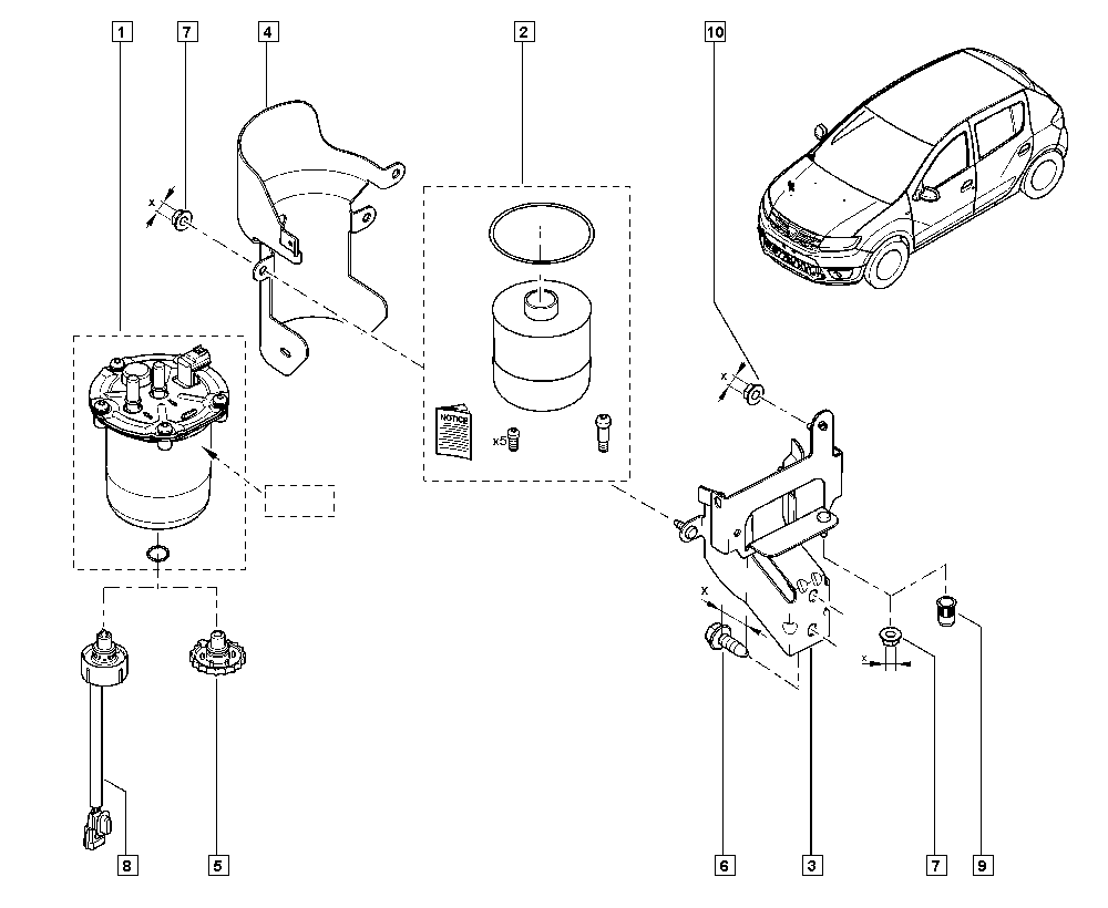 RENAULT 7701070650 - Датчик рівня, паливна система avtolavka.club