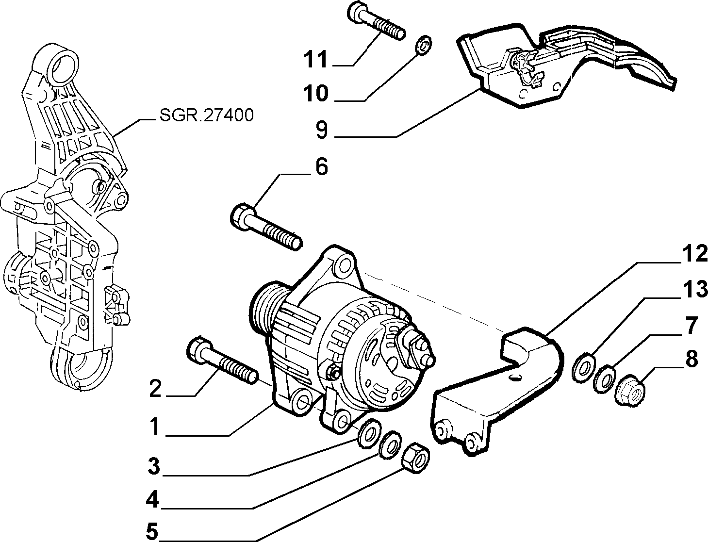 FIAT 46769369 - Генератор avtolavka.club