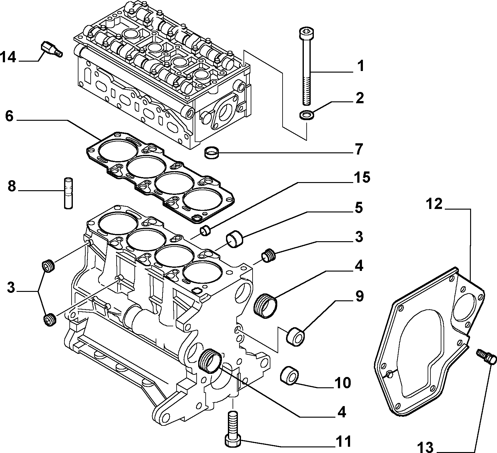 FIAT 60659758 - Прокладка, головка циліндра avtolavka.club