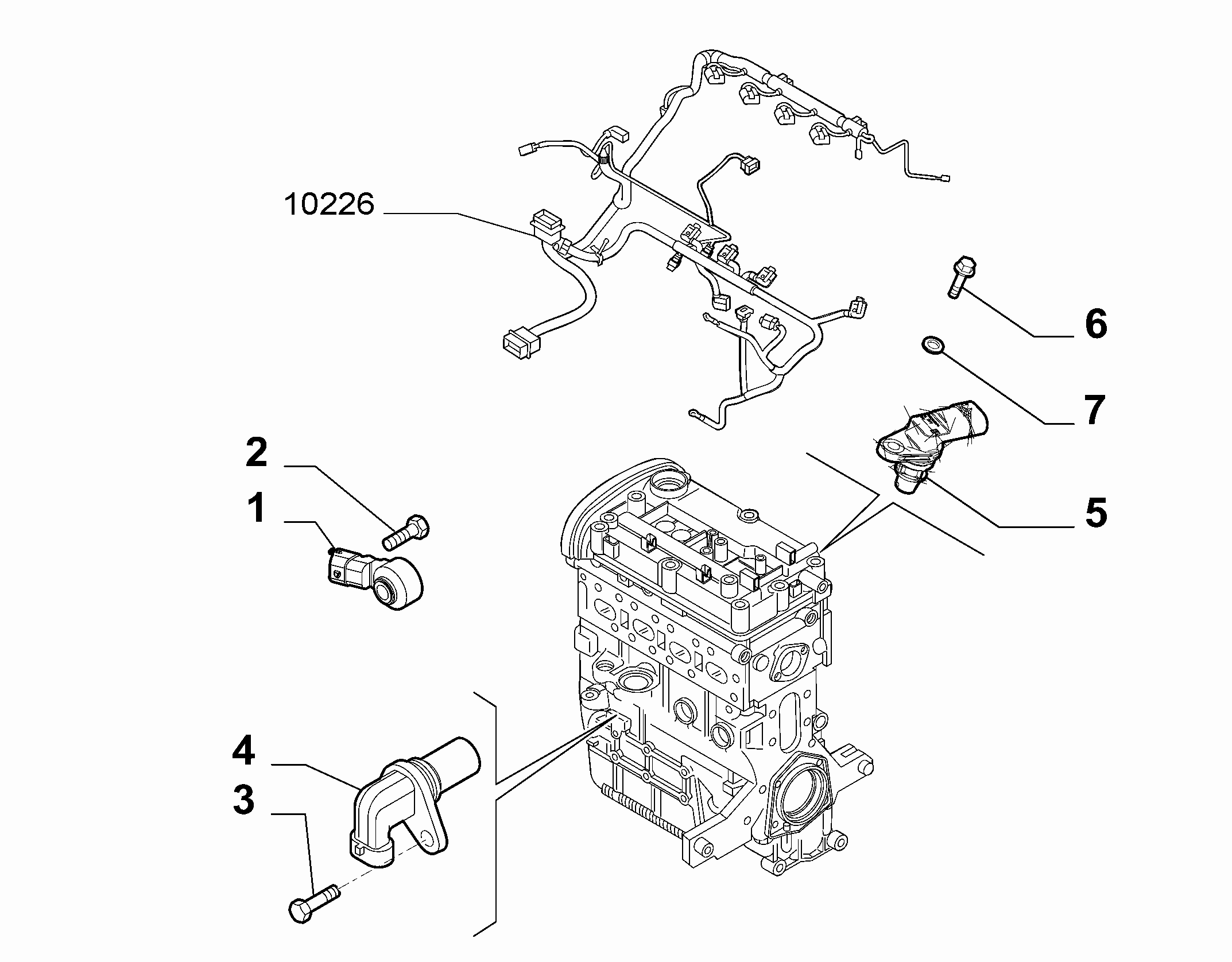 Chrysler 46798352 - Датчик імпульсів, колінчастий вал avtolavka.club