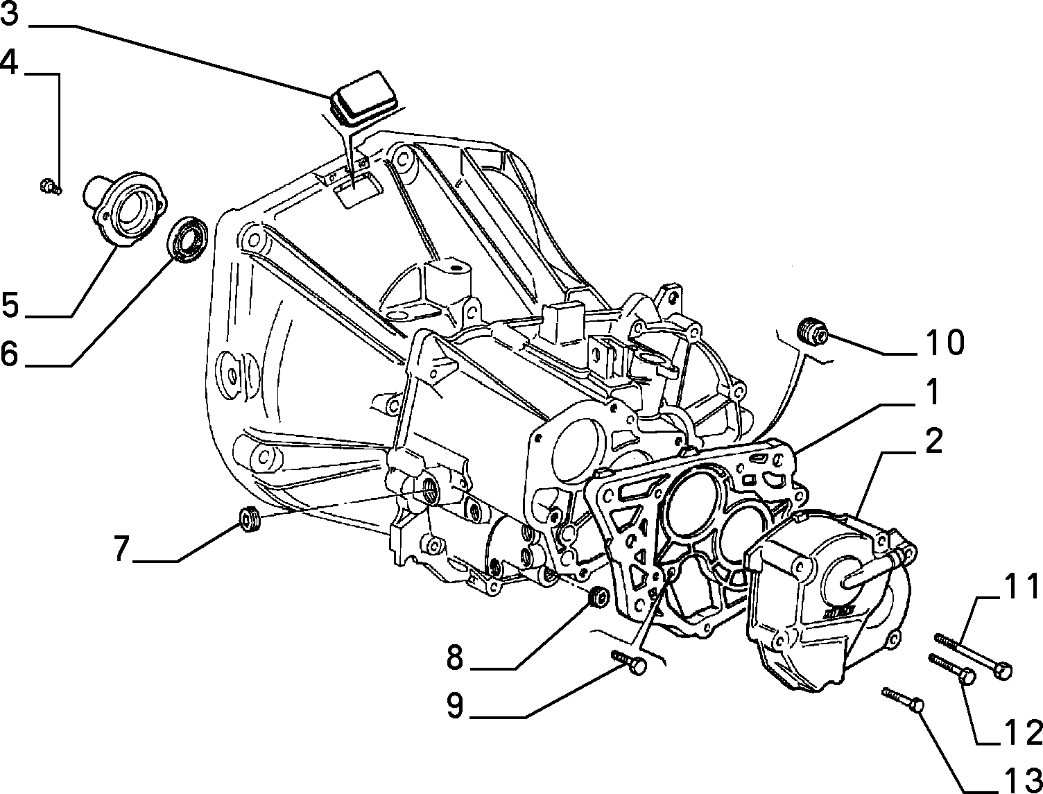 FIAT 46411140 - Напрямна гільза, система зчеплення avtolavka.club