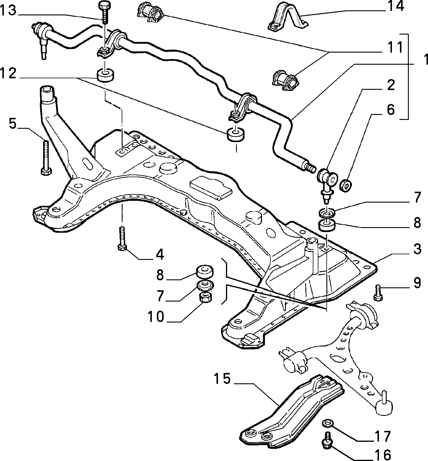 FIAT 7601643 - Тяга / стійка, стабілізатор avtolavka.club