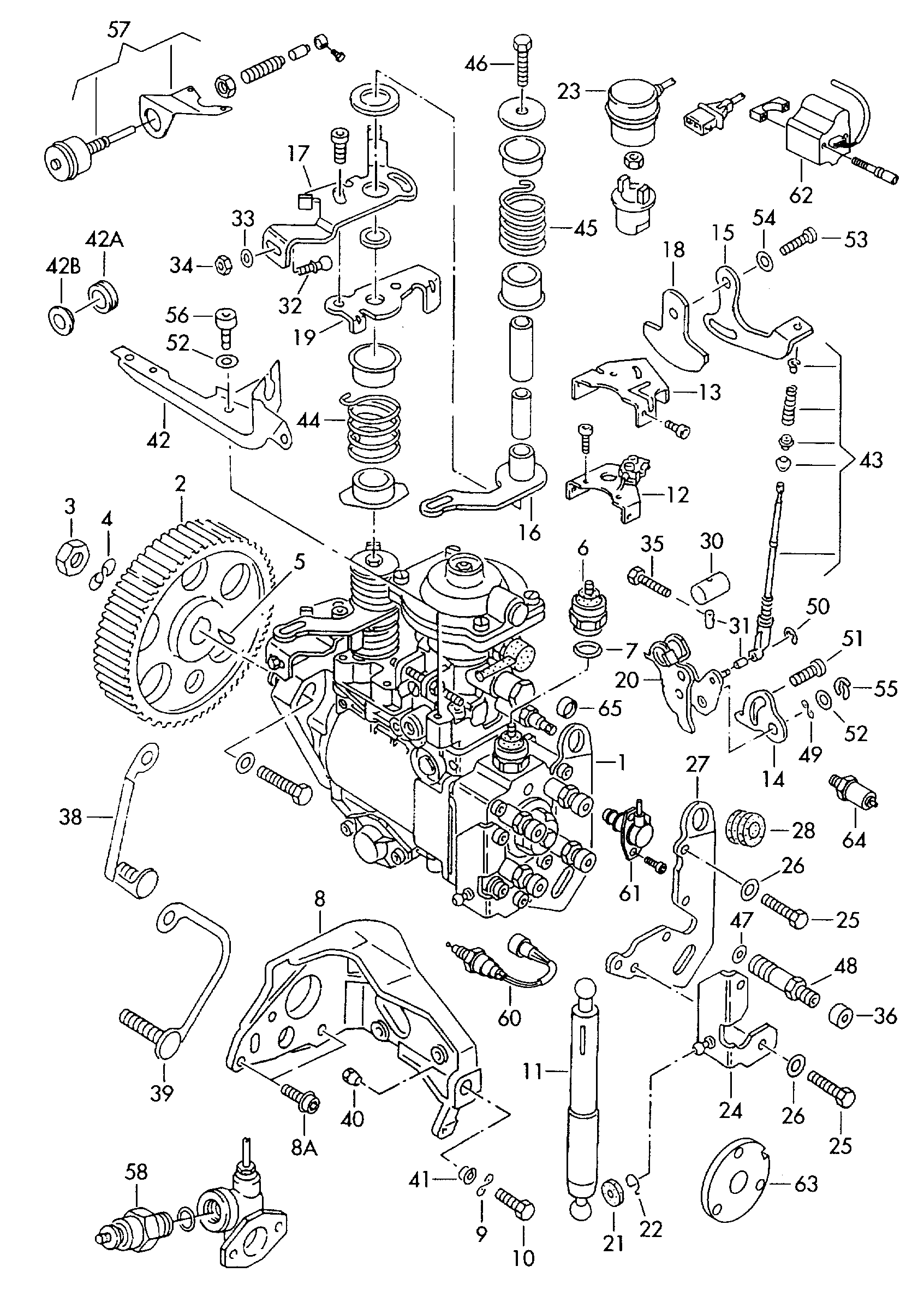 VW 028 130 108 GX - Паливний насос високого тиску, ТНВТ avtolavka.club