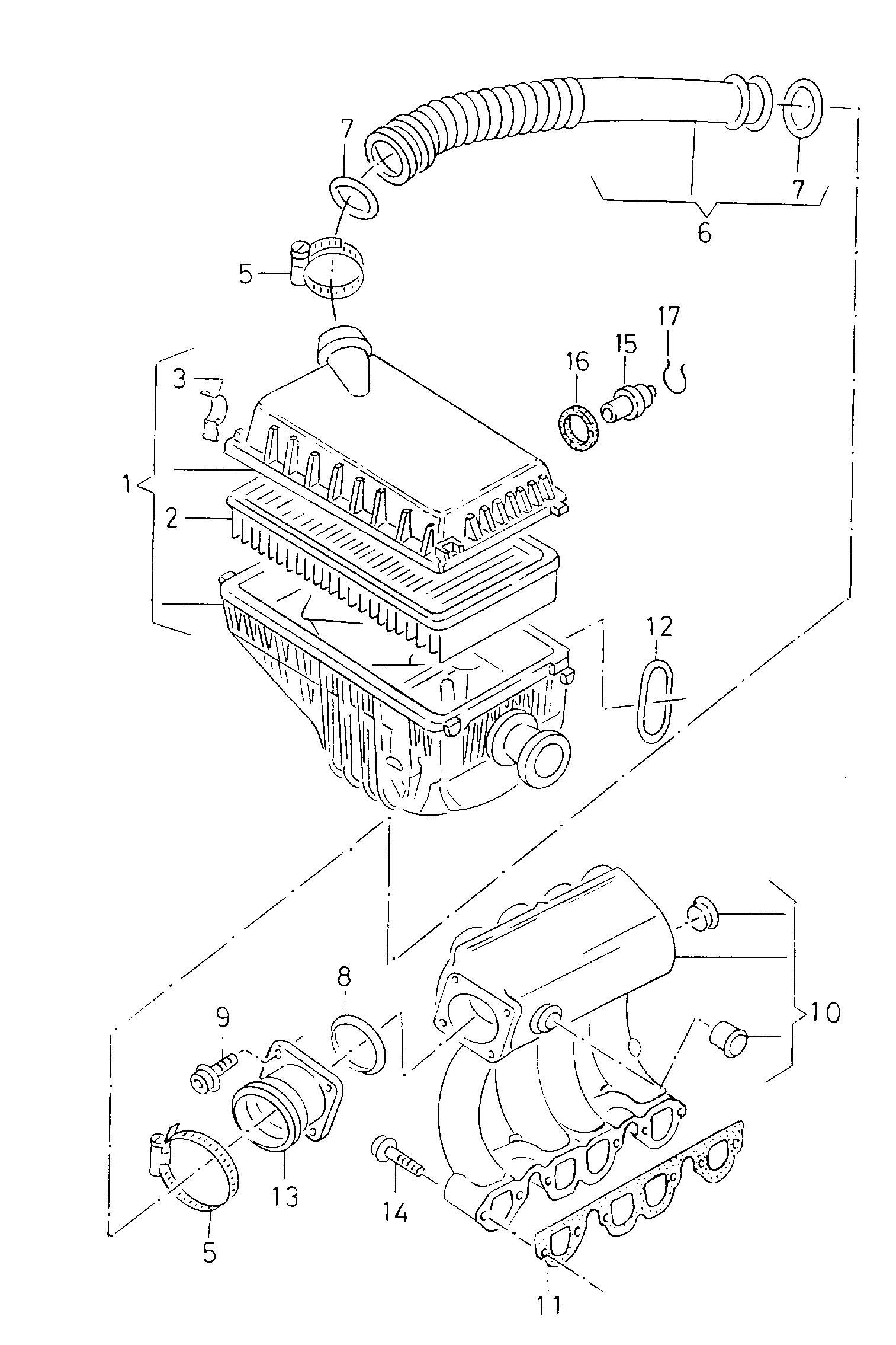 VAG 6K0 129 607 P - Повітряний фільтр avtolavka.club