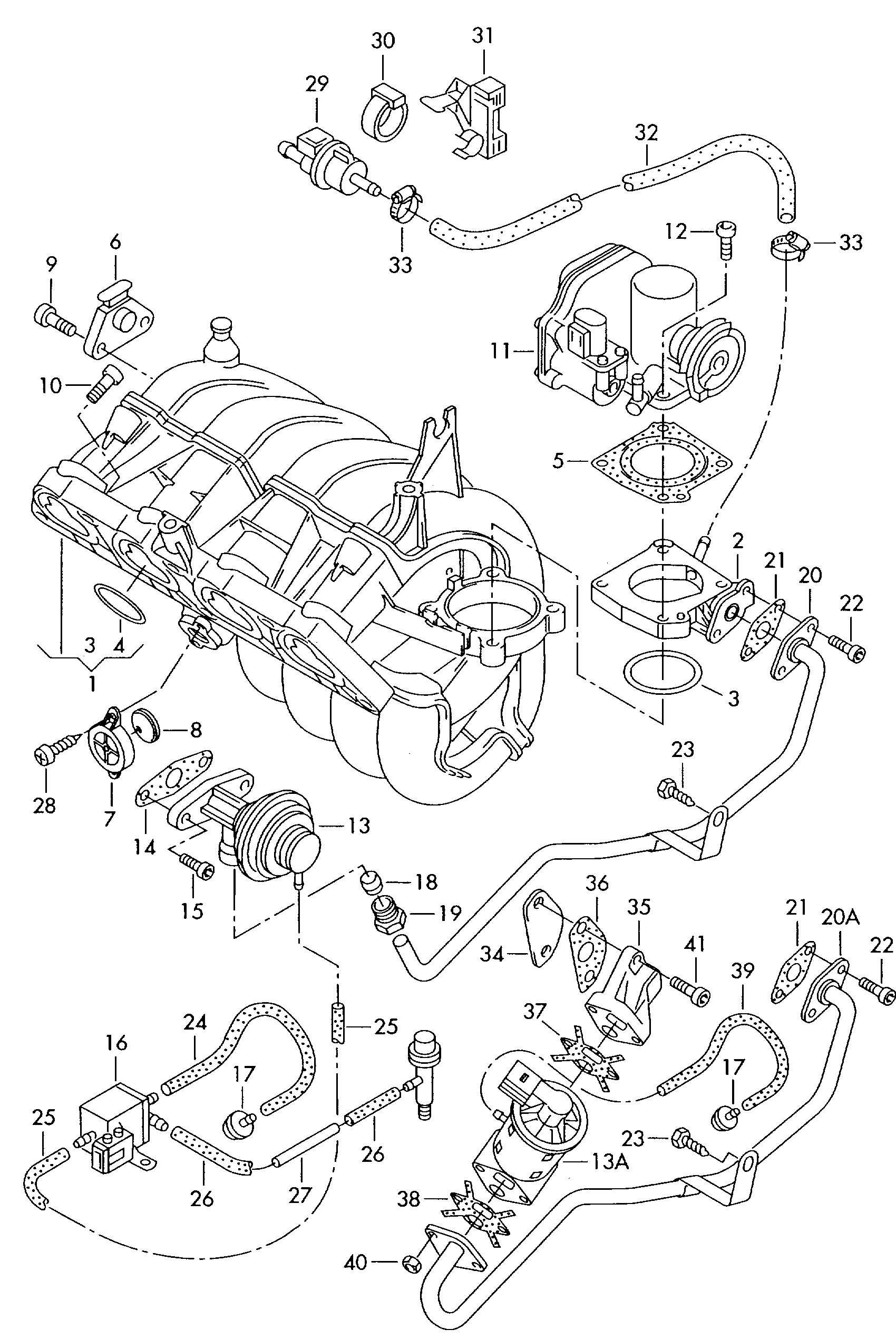 AUDI 030 131 503 F - Клапан повернення ОГ avtolavka.club