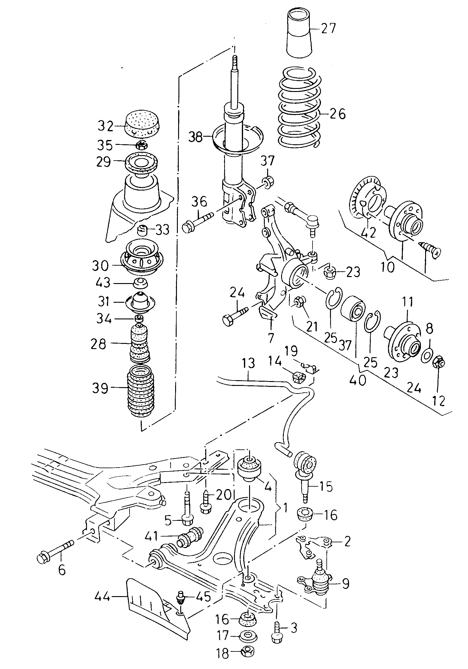 VAG N  10207804 - Болт кріплення, важіль avtolavka.club