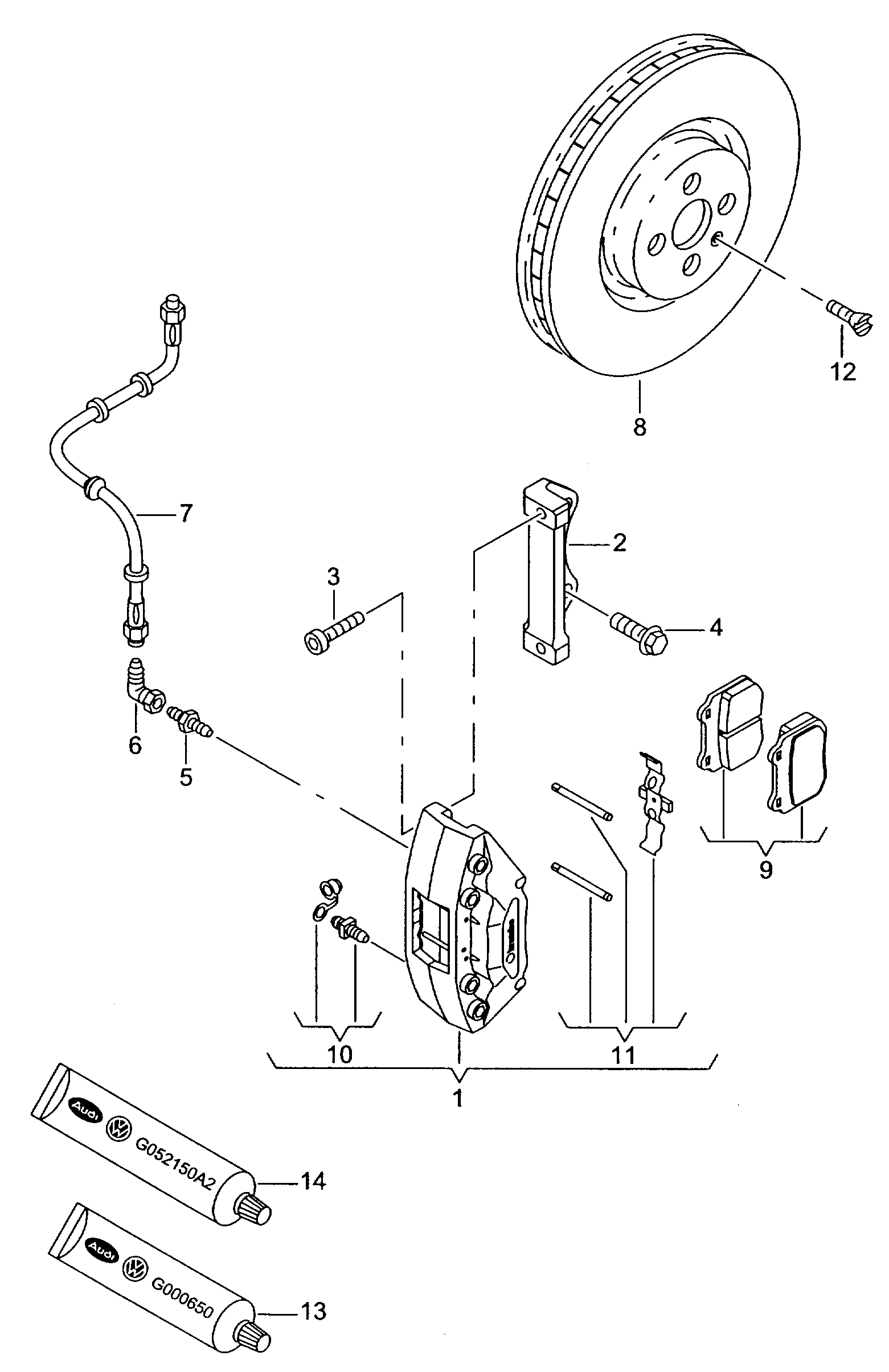 FERRARI 6KL 698 151 - Гальмівні колодки, дискові гальма avtolavka.club