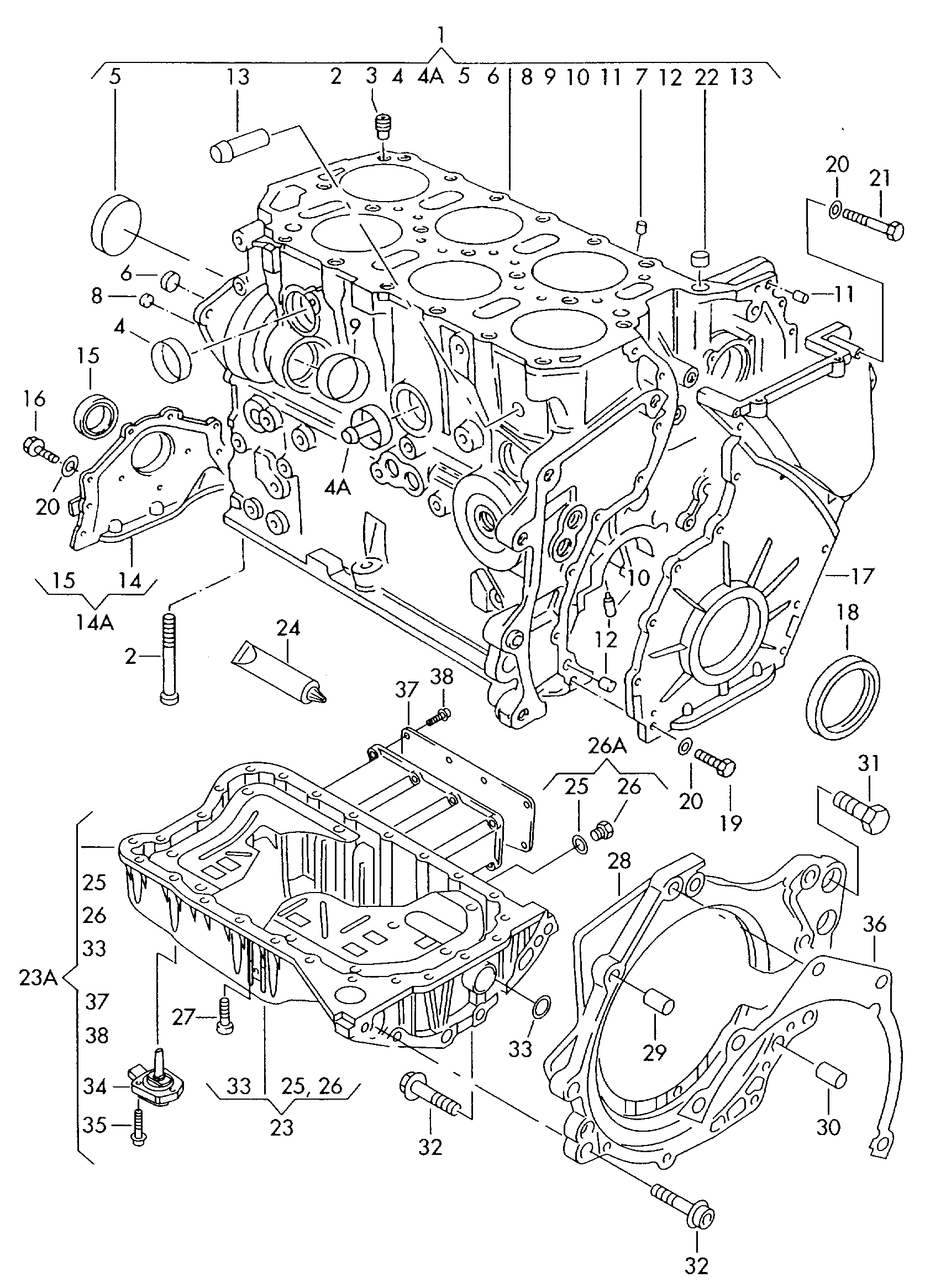 Seat 022 103 151 D - Ущільнене кільце, колінчастий вал avtolavka.club