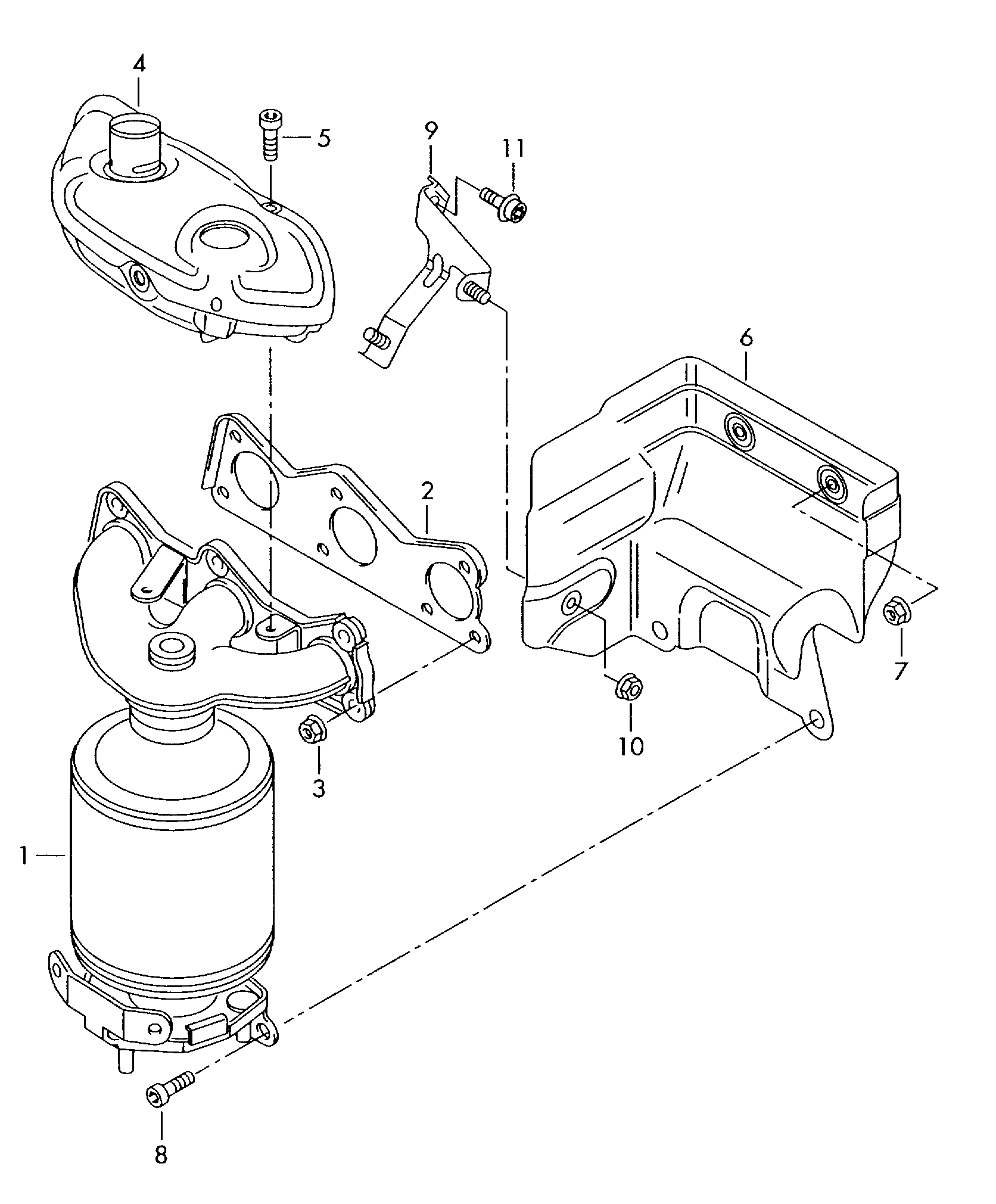 VAG 03E 253 020 NX - Каталізатор avtolavka.club