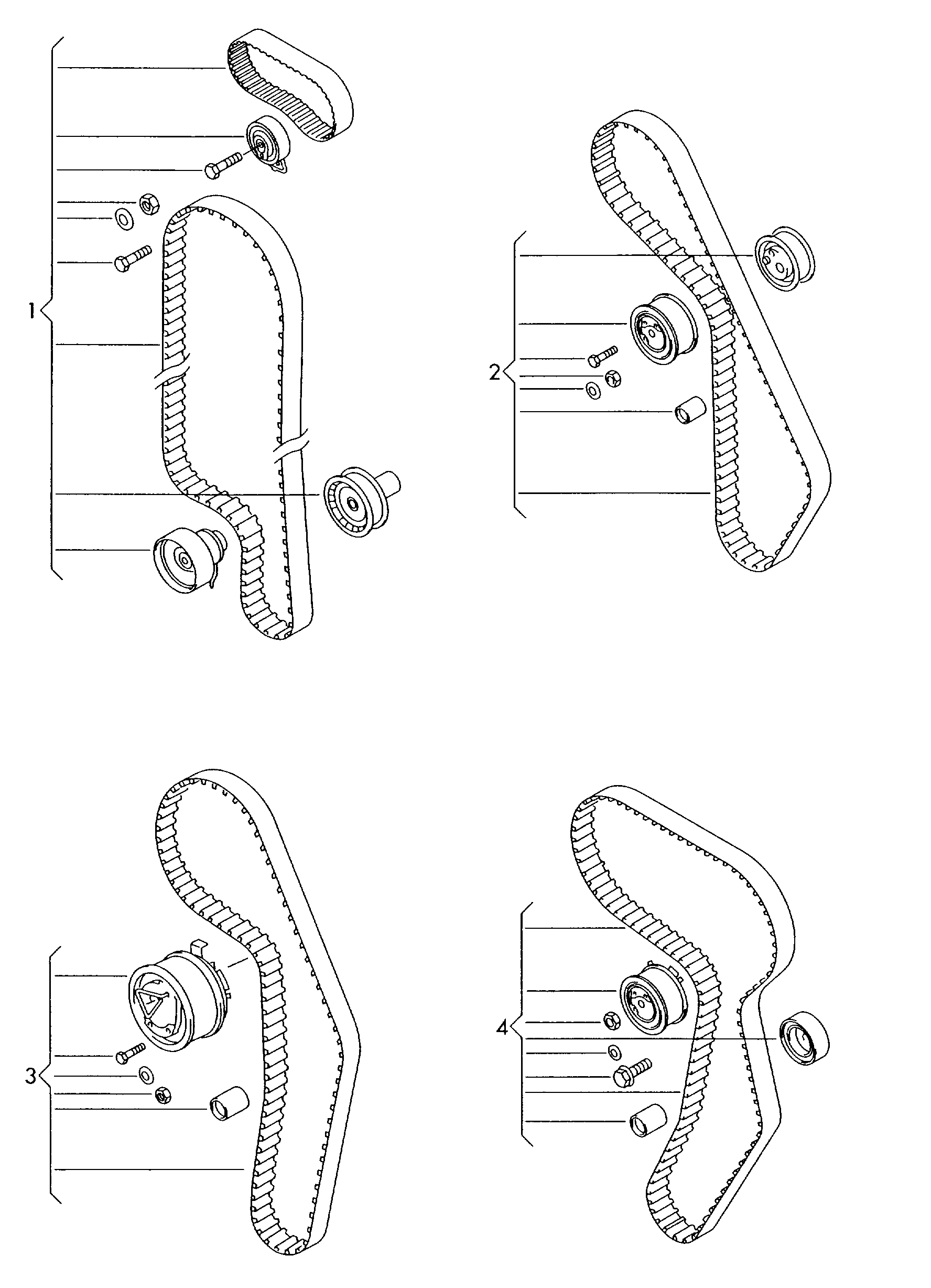 Seat 03G 198 119 C - Комплект ременя ГРМ avtolavka.club