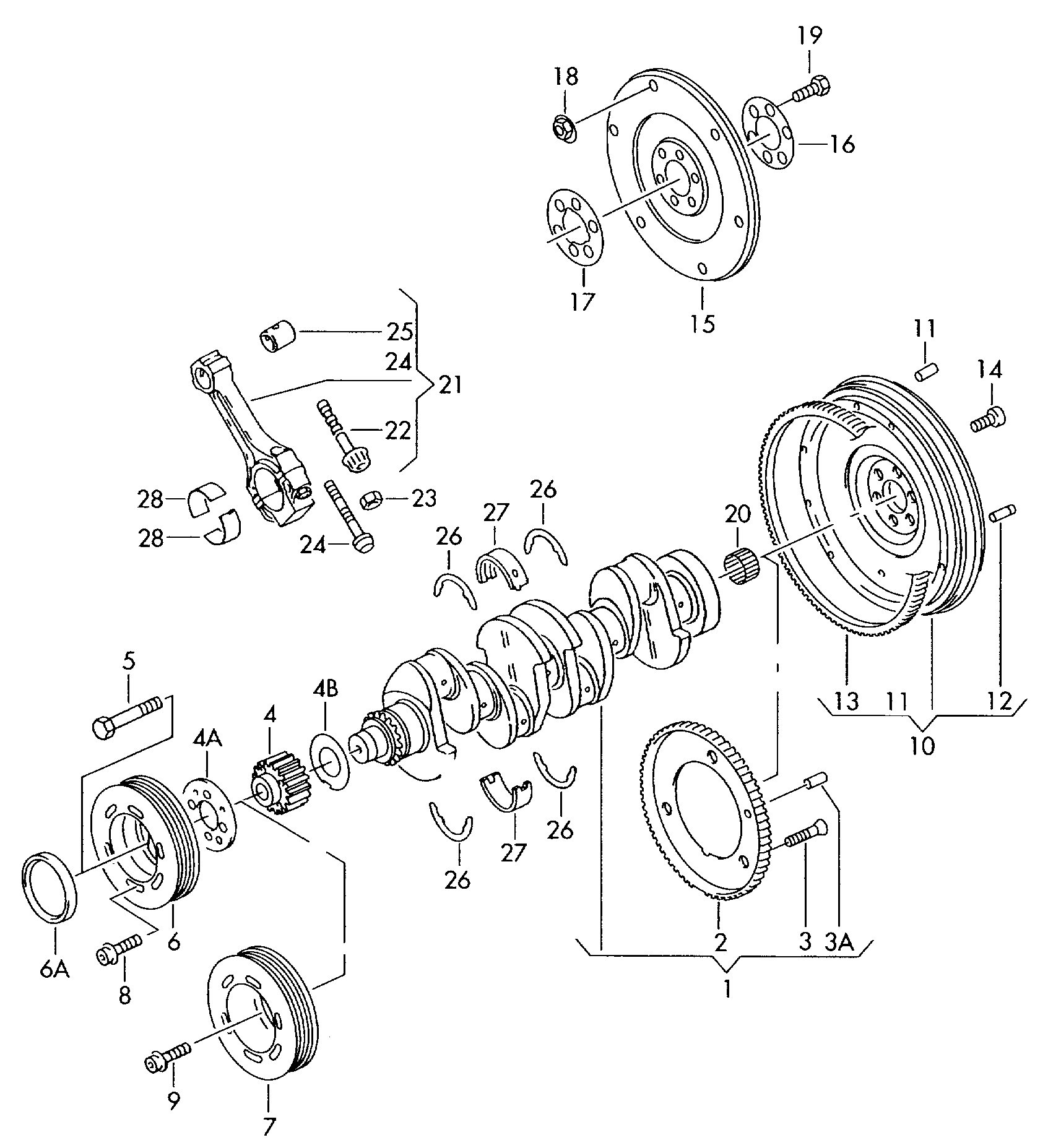 Seat 04L 105 243 - Ремінний шків, колінчастий вал avtolavka.club