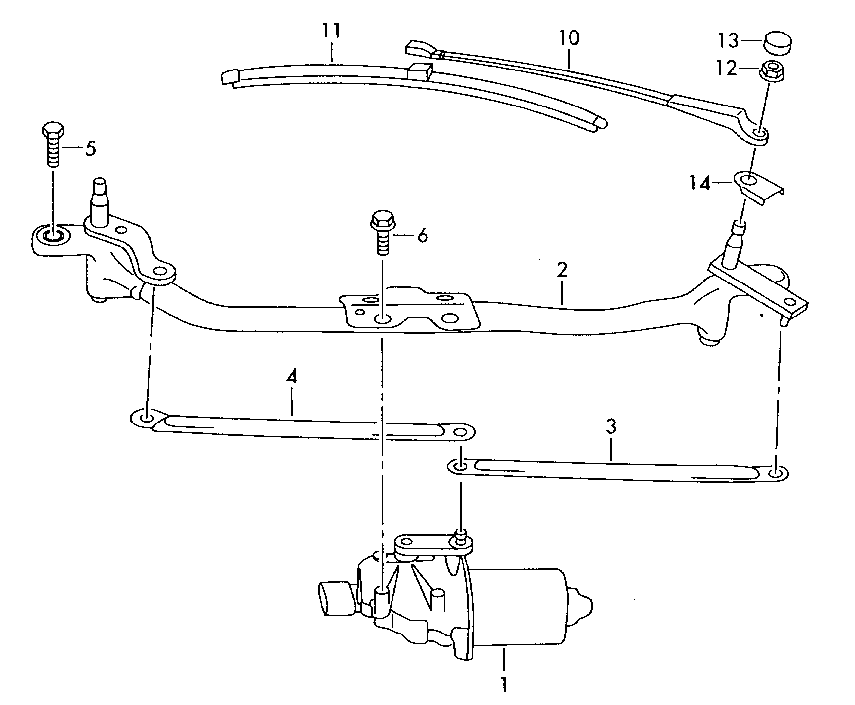 VAG 5J1 955 425 B - Щітка склоочисника avtolavka.club