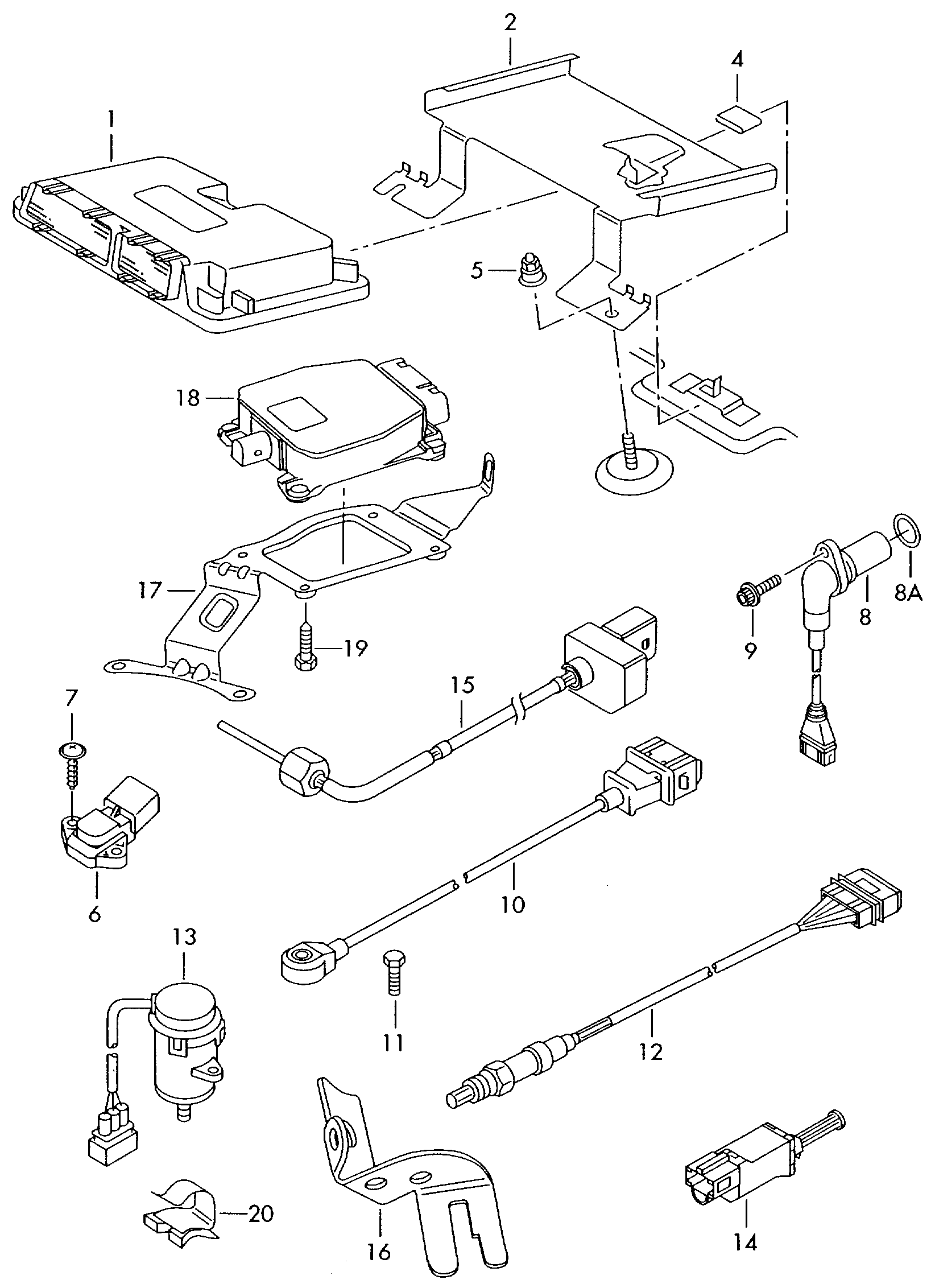 VW 047 906 265 B - Лямбда-зонд, датчик кисню avtolavka.club