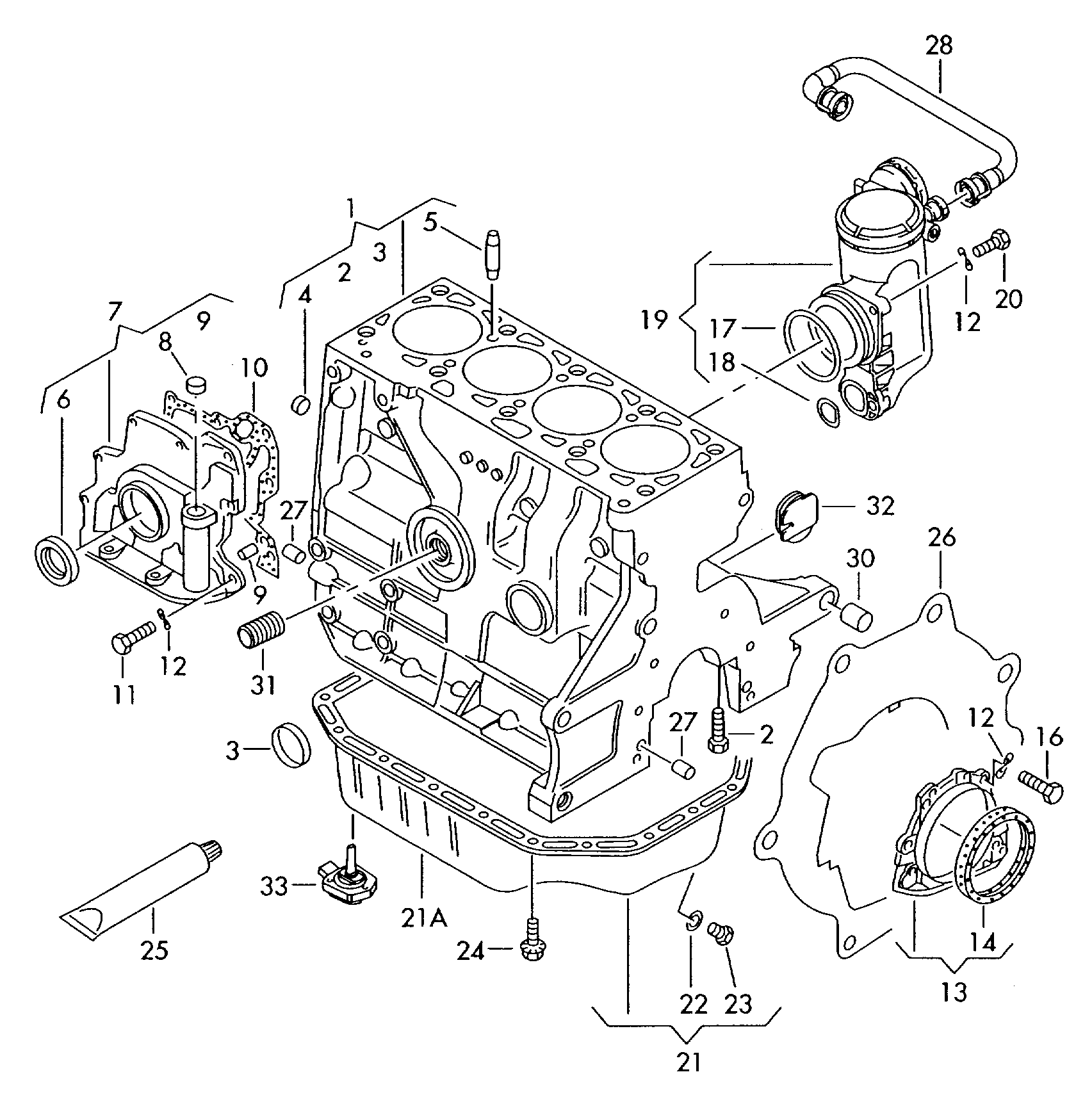 Seat 036103601AM - Масляний піддон avtolavka.club