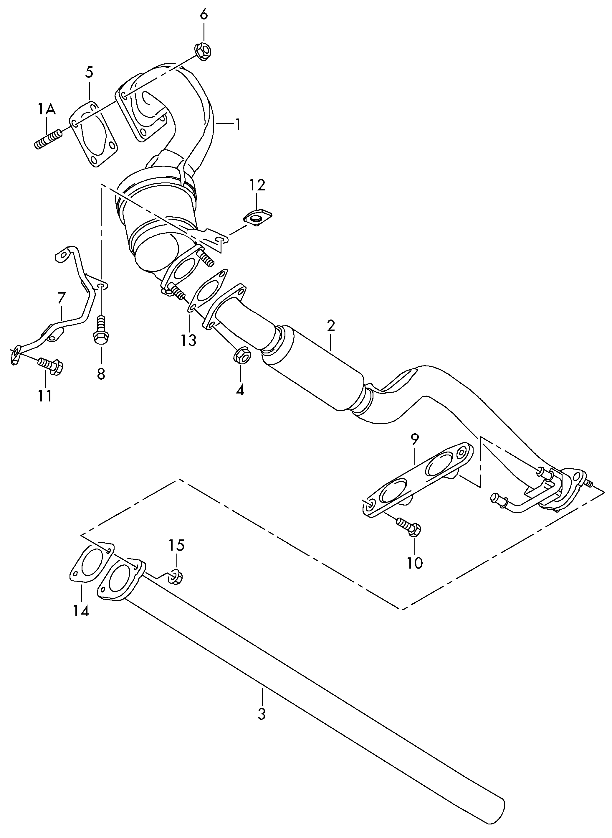 VAG 1K0254211AX - Каталізатор avtolavka.club