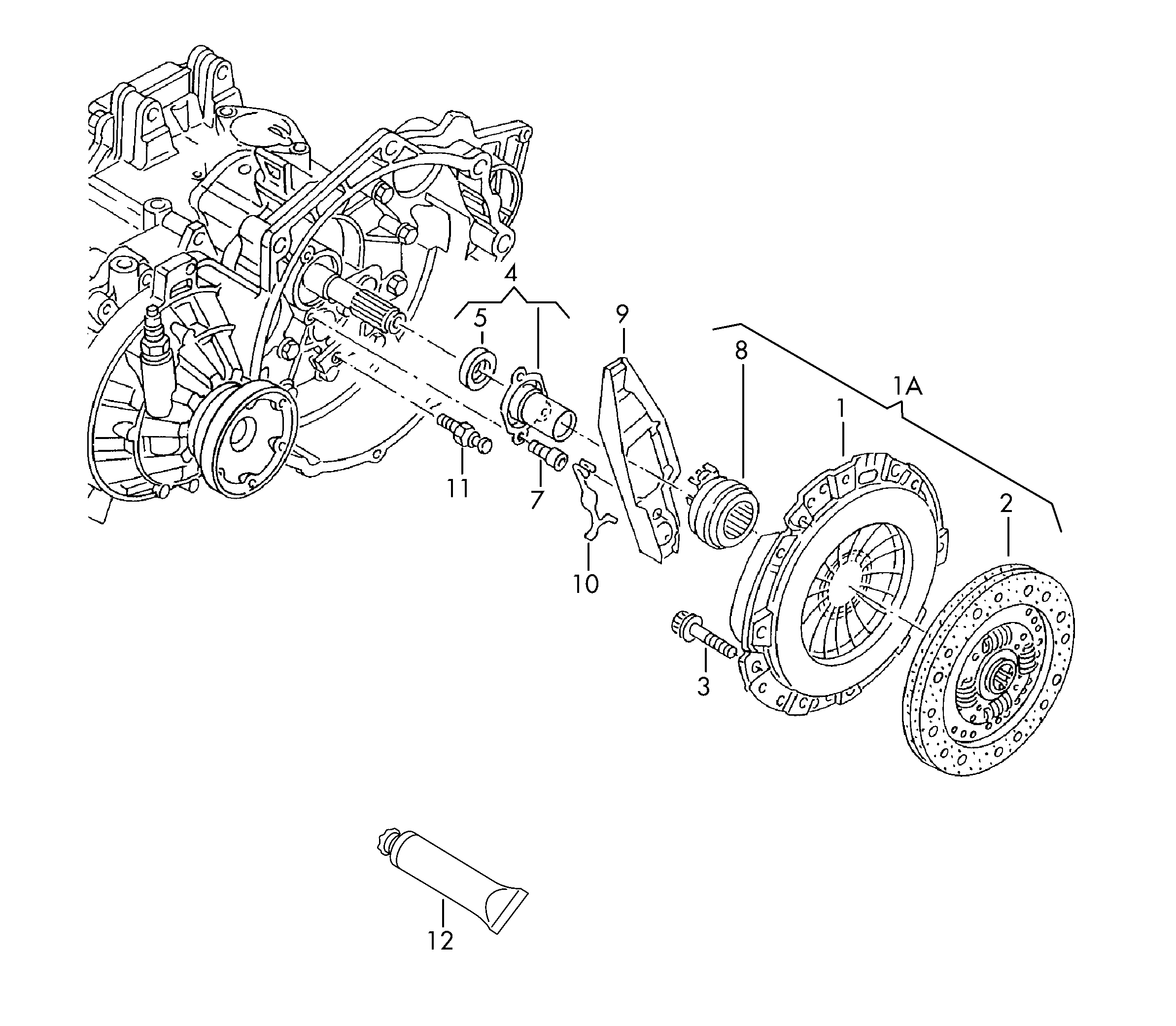 VW 03P141031 - Диск зчеплення avtolavka.club