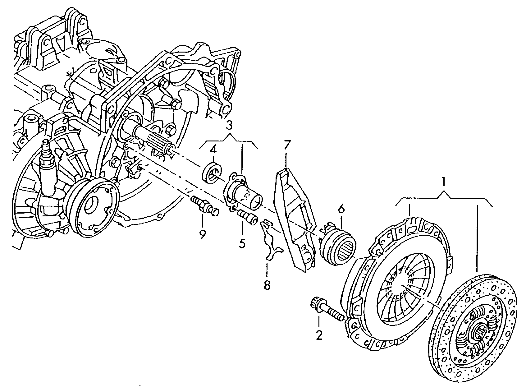 Seat 06F141015B - Комплект зчеплення avtolavka.club