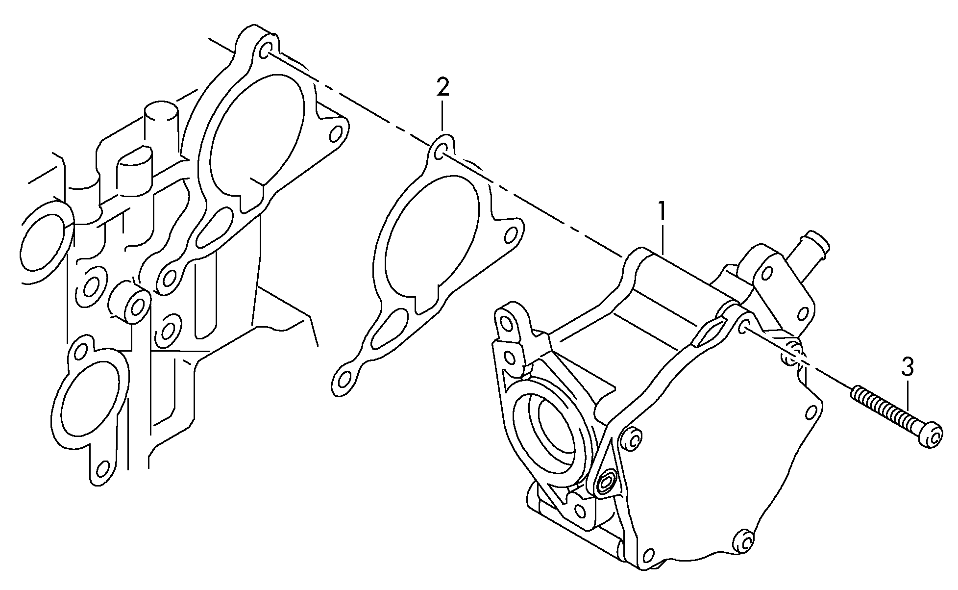 VW 06K145100P - Вакуумний насос, гальмівна система avtolavka.club