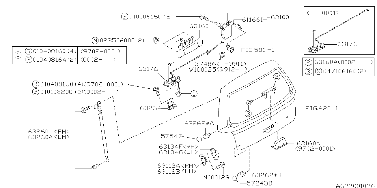 Subaru 60315-FC210 - Газова пружина, кришка багажник avtolavka.club