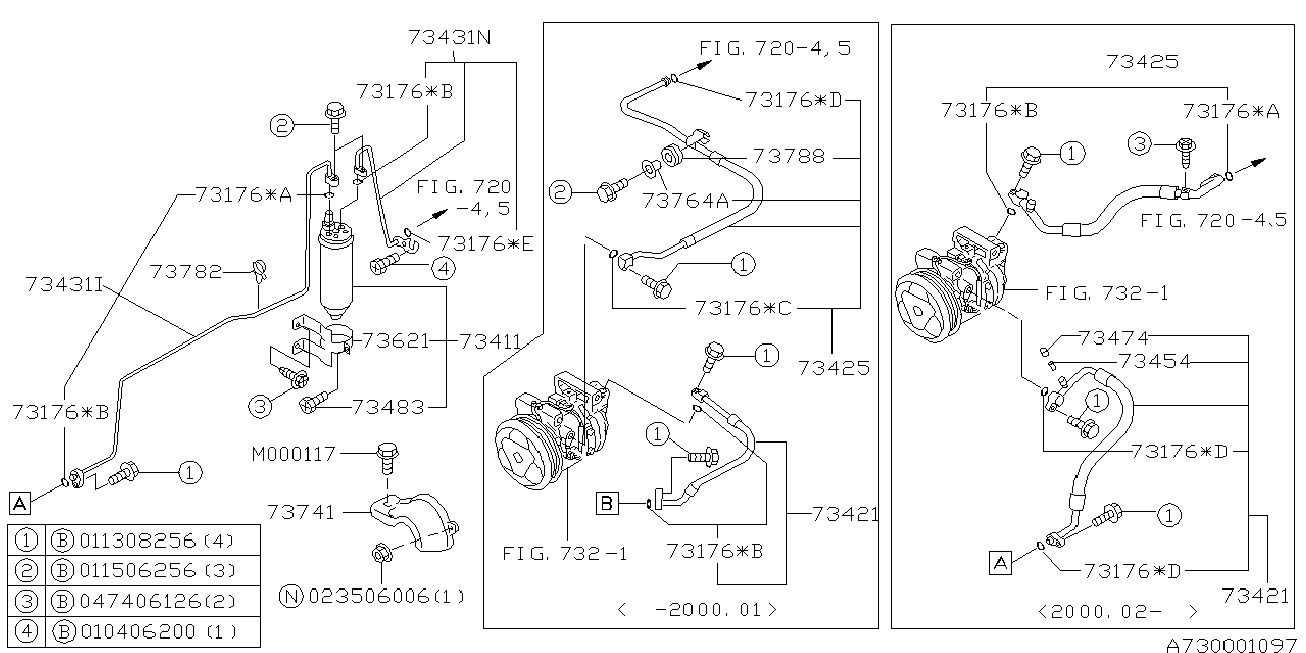 Subaru 73410FA131 - Осушувач, кондиціонер avtolavka.club