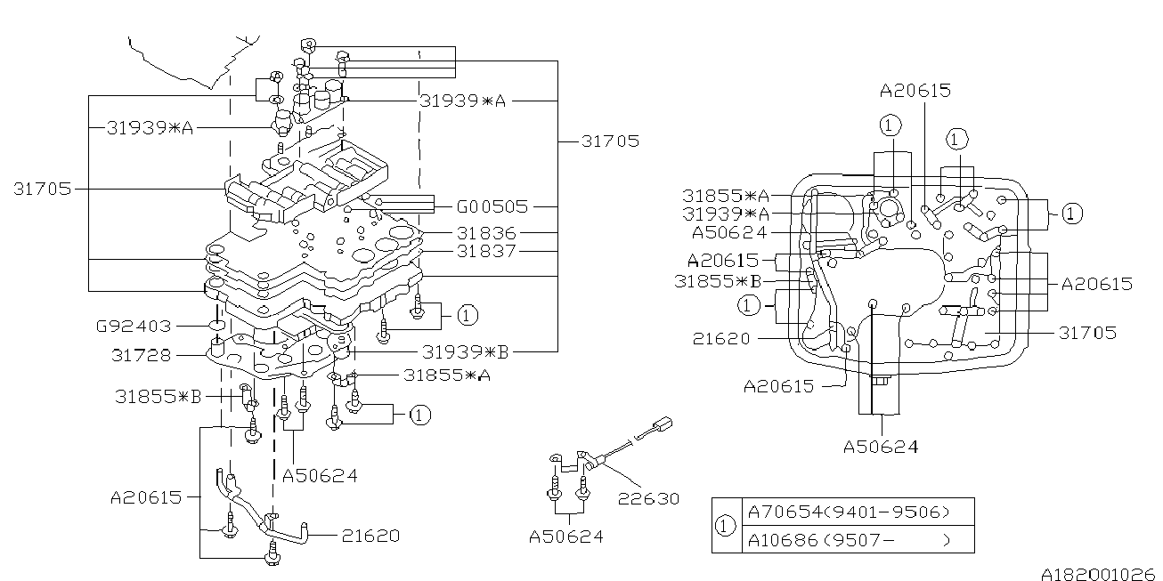 Subaru 31728AA011 - Гідрофільтри, автоматична коробка передач avtolavka.club