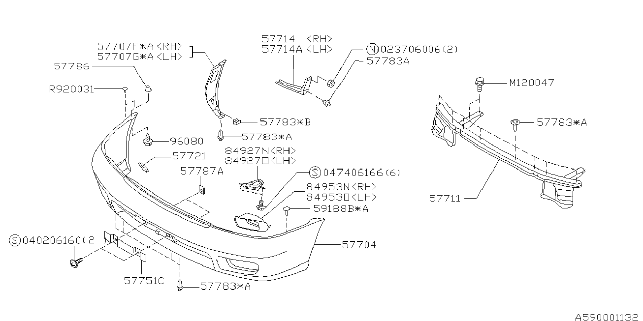 Subaru 57728AC120 - Зажим, молдинг / захисна накладка avtolavka.club